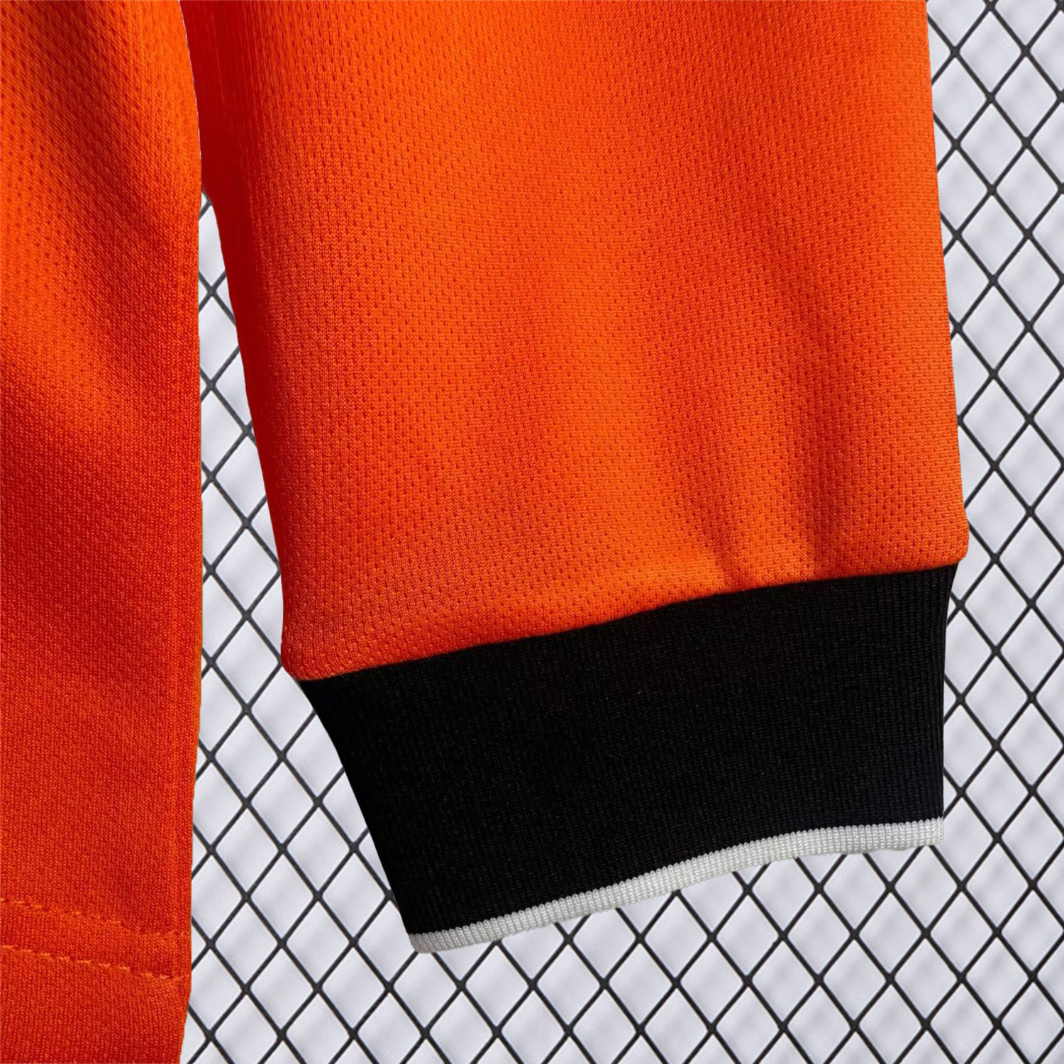 AlphaJersey-Retro Netherlands 1998 Home Long Sleeves Jersey