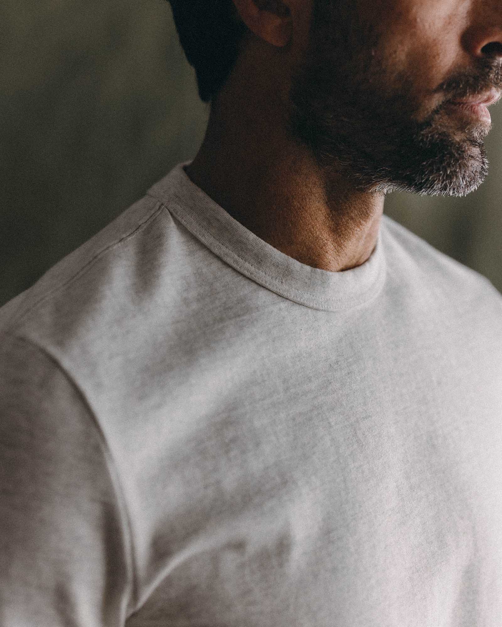 The Organic Cotton Shop Tee in Oat Twist | Modern Menswear by yycbvcnbmmnbm