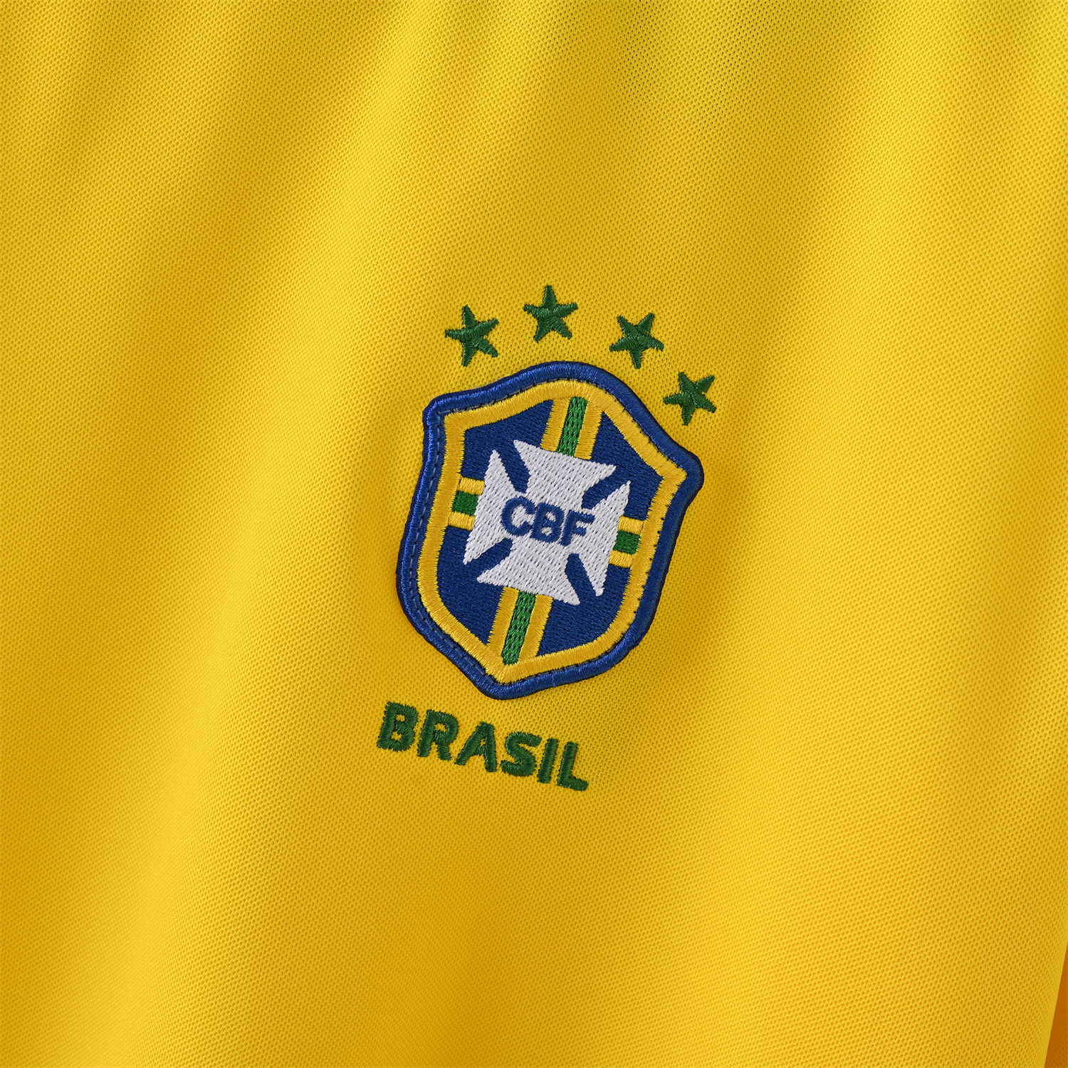 AlphaJersey-Retro Brazil 1998 Home Long Sleeves Jersey
