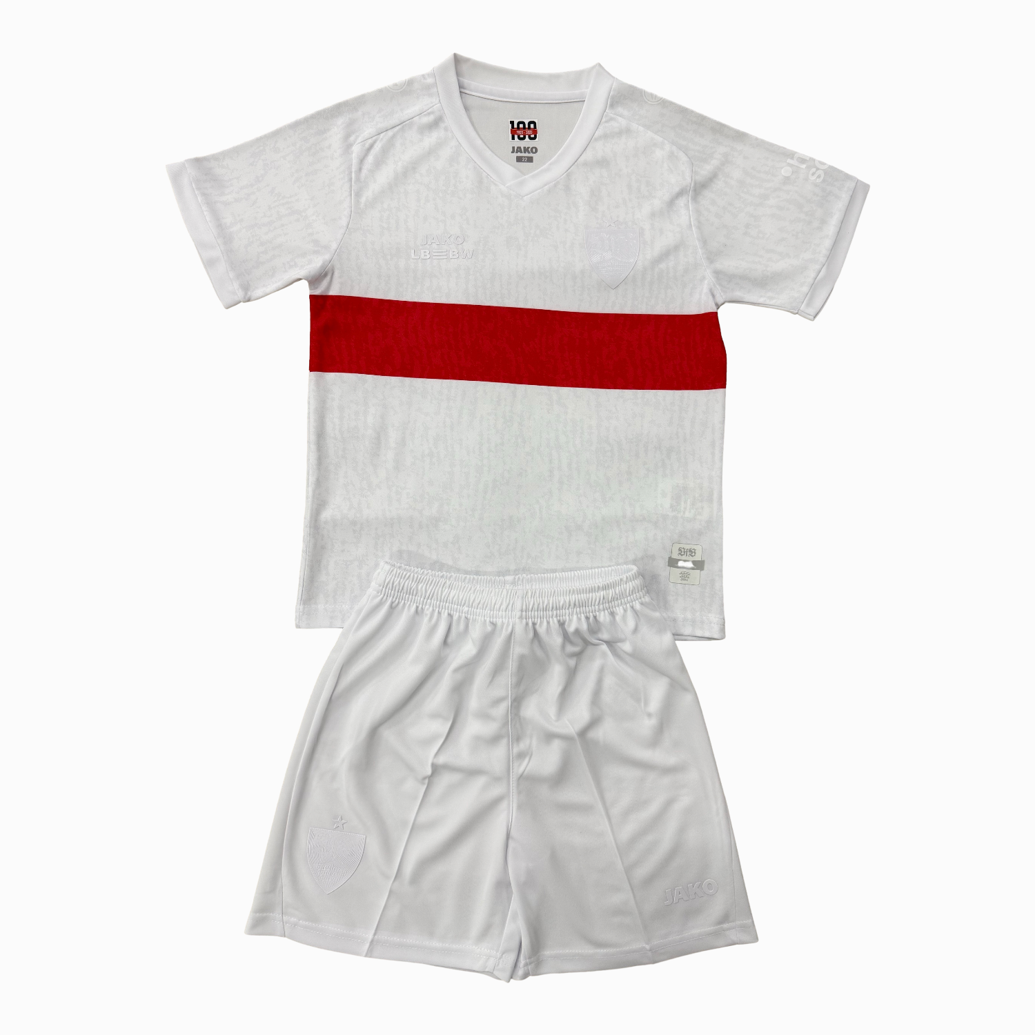 AlphaJersey-Stuttgart 25-26 100th Anniversary Kids Kit