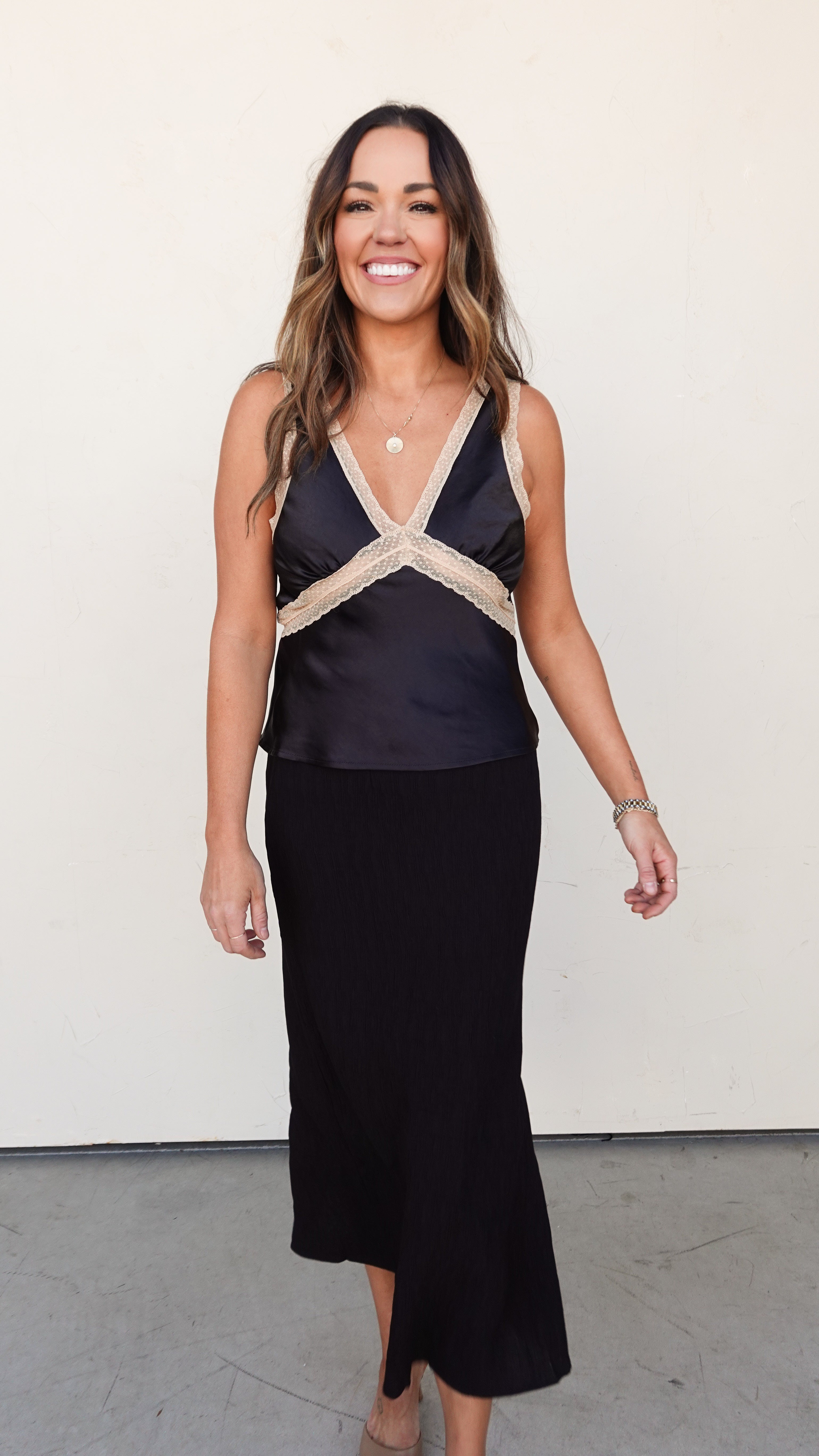 Black Textured Maxi Skirt | Elegant Women's Fashion by coolavocek