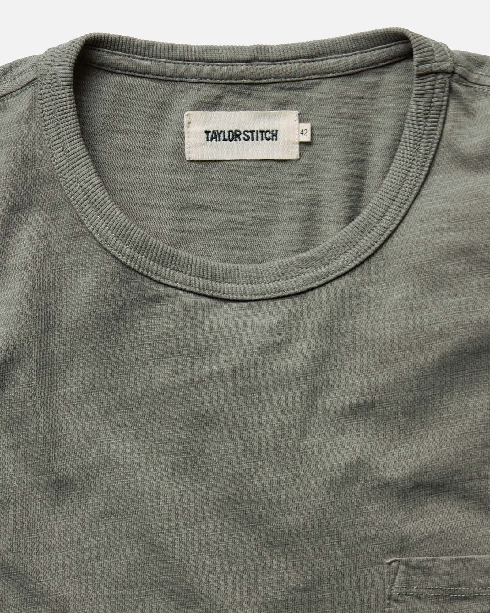The Slub Tee in Smoked Olive | Modern Menswear by yycbvcnbmmnbm