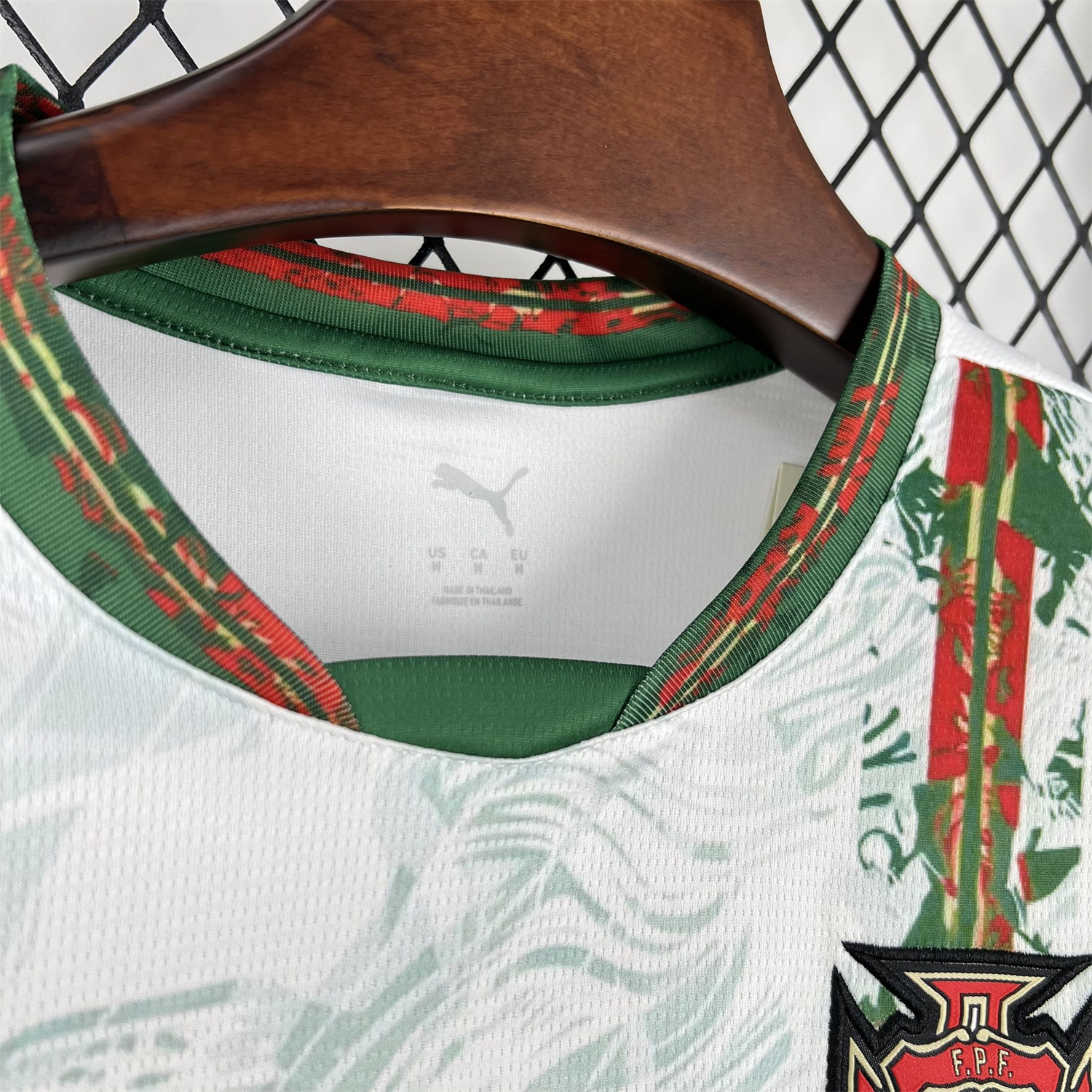 AlphaJersey-Portugal 2026 Pale Mint Green With Moss Green Special Jersey - Fans Version