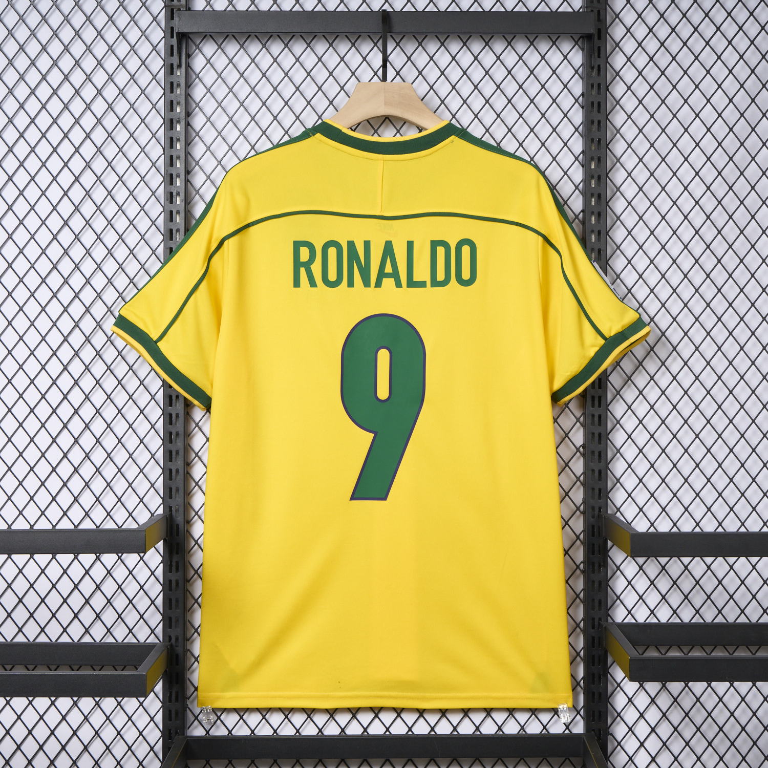 AlphaJersey-Retro Brazil 1998 Home Jersey