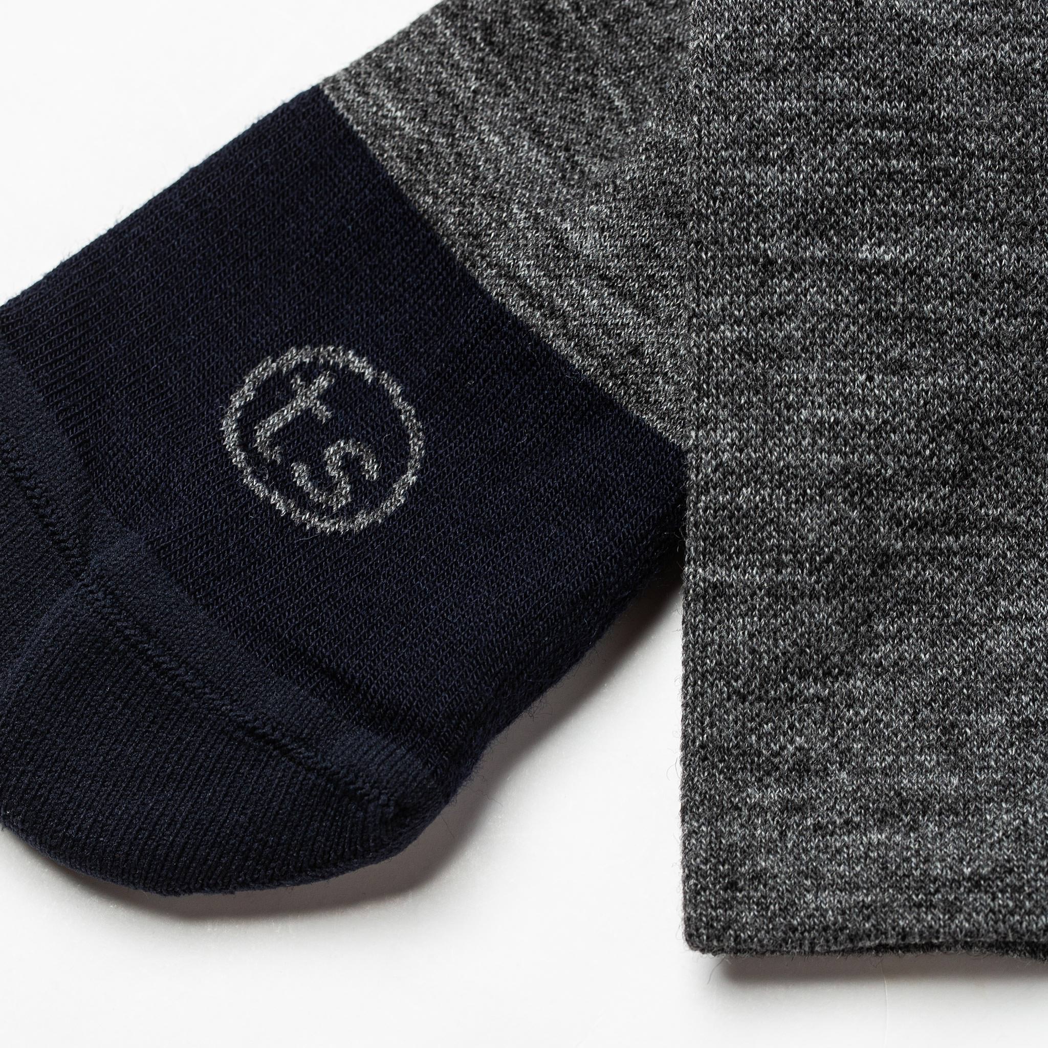 The Merino Sock in Charcoal | Modern Menswear by yycbvcnbmmnbm