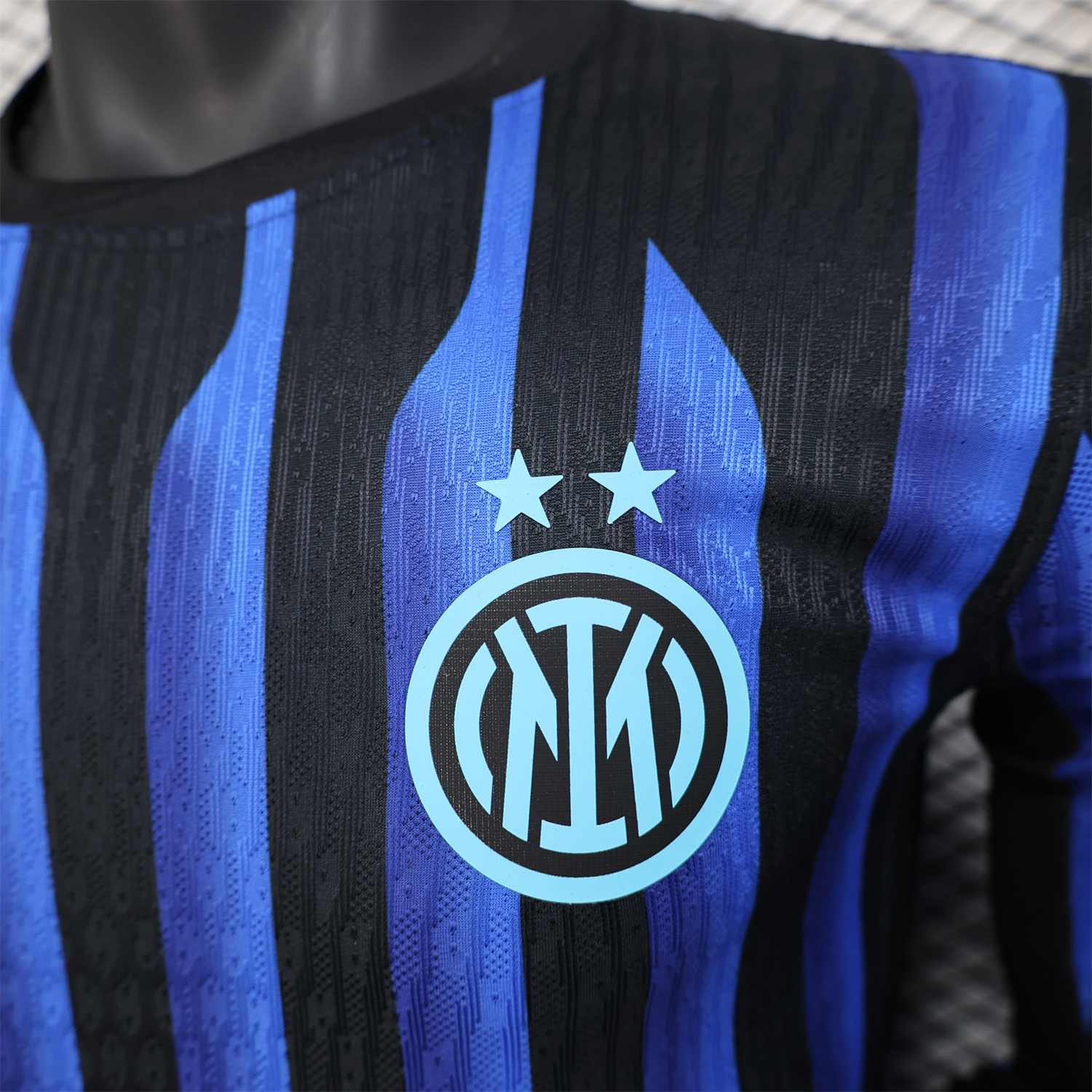 AlphaJersey-Inter Milan 25-26 Home Long Sleeve Jersey - Player Version