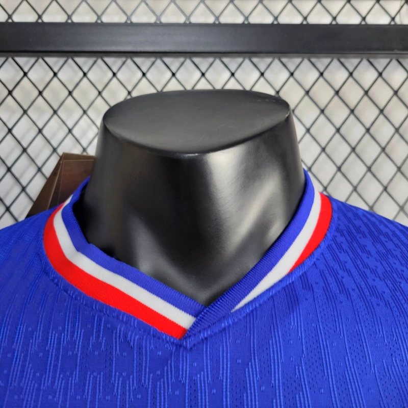 AlphaJersey-France 2024 Home Long Sleeve Jersey - Player Version