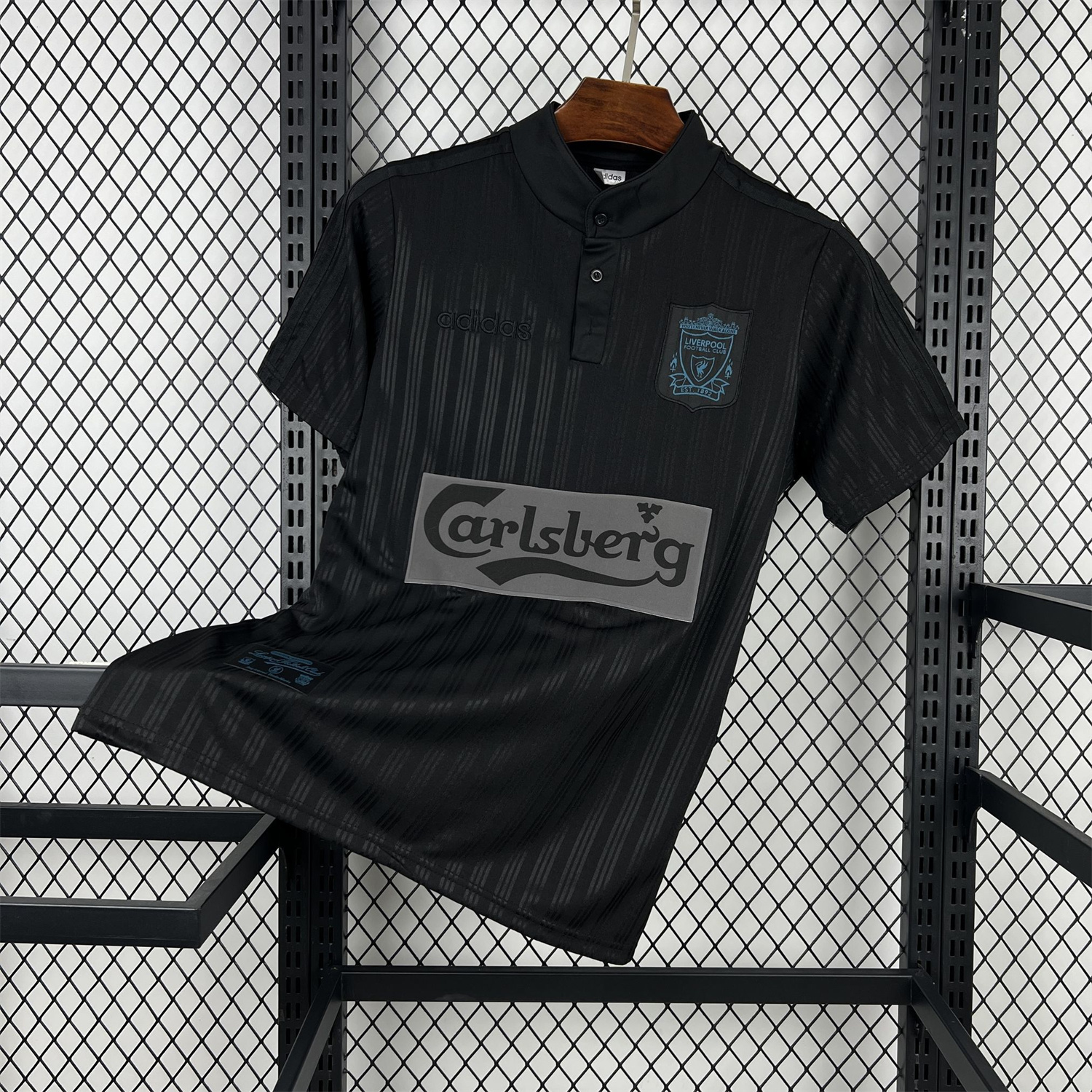 AlphaJersey-Retro Liver.pool 1995-96 Black Special Jersey