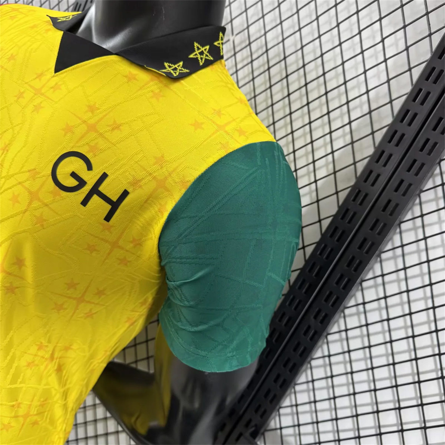AlphaJersey-Ghana 2026 Coat Of Arms Yellow Special Jersey - Player Version