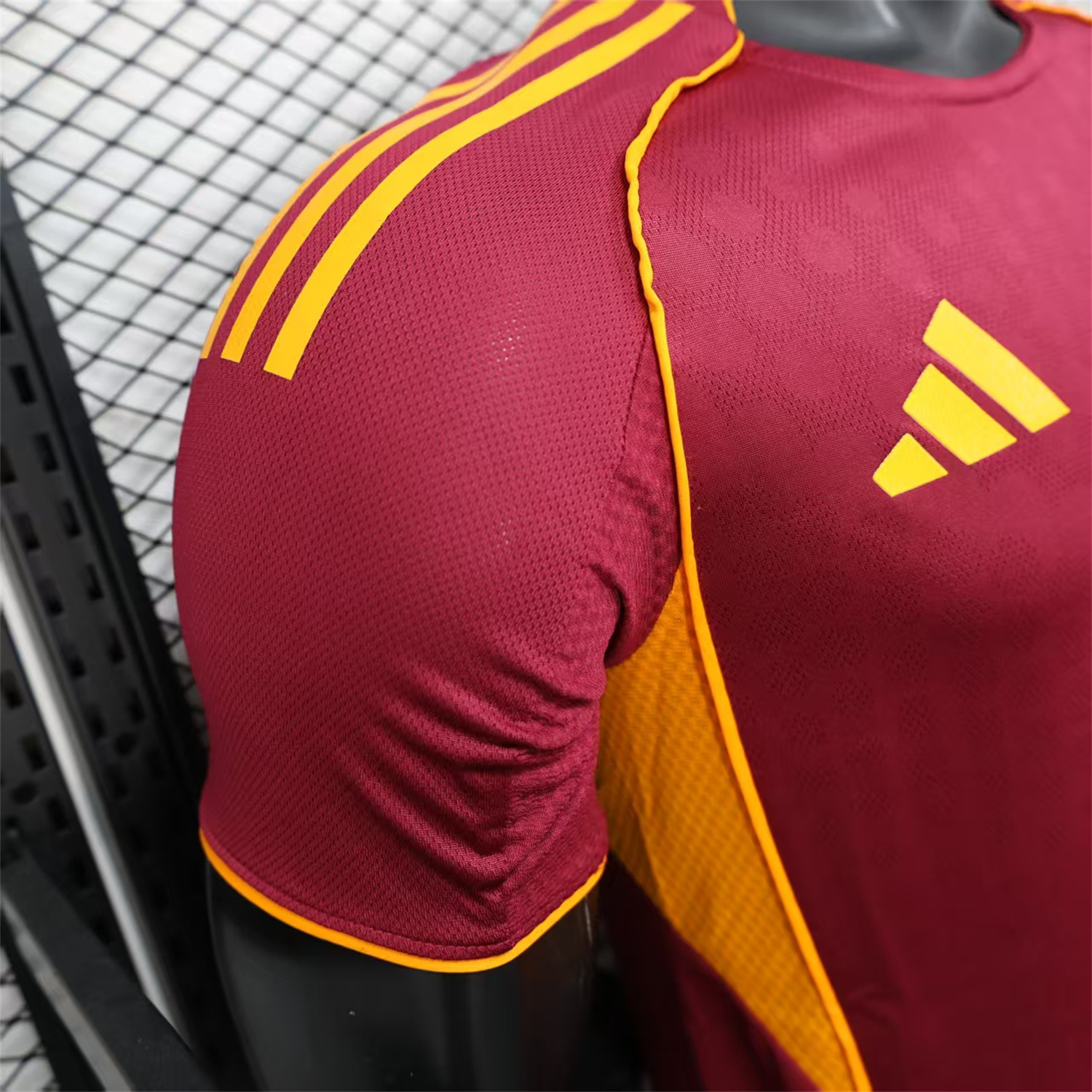 AlphaJersey-AS Roma 25-26 Home Unsponsored Jersey - Player Version