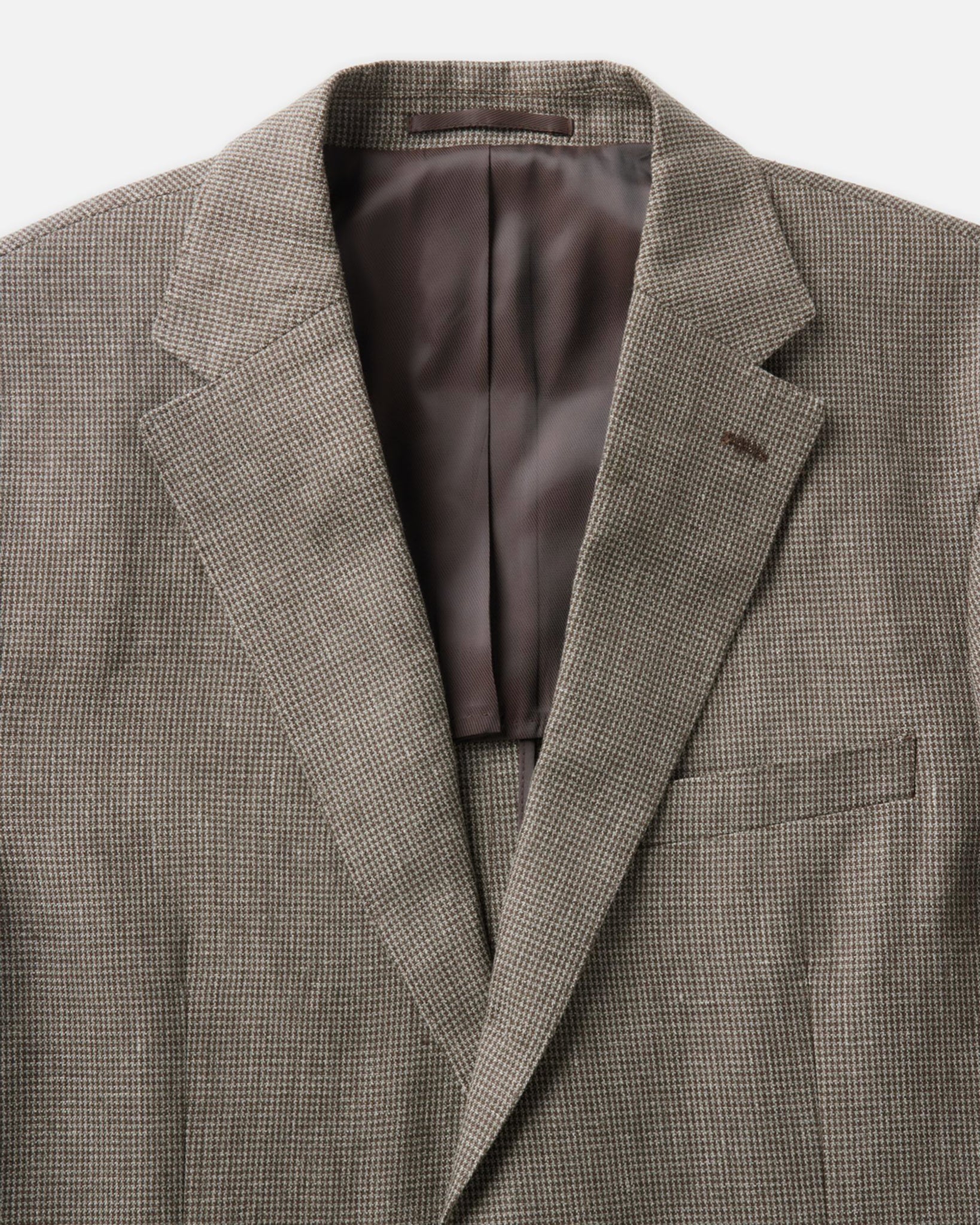 The Stevens Sportcoat in Morel Micro Check | Modern Menswear by yycbvcnbmmnbm