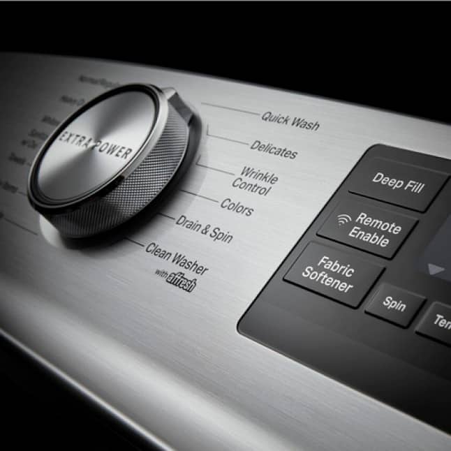 Wash loads faster with the Quick Wash cycle.
