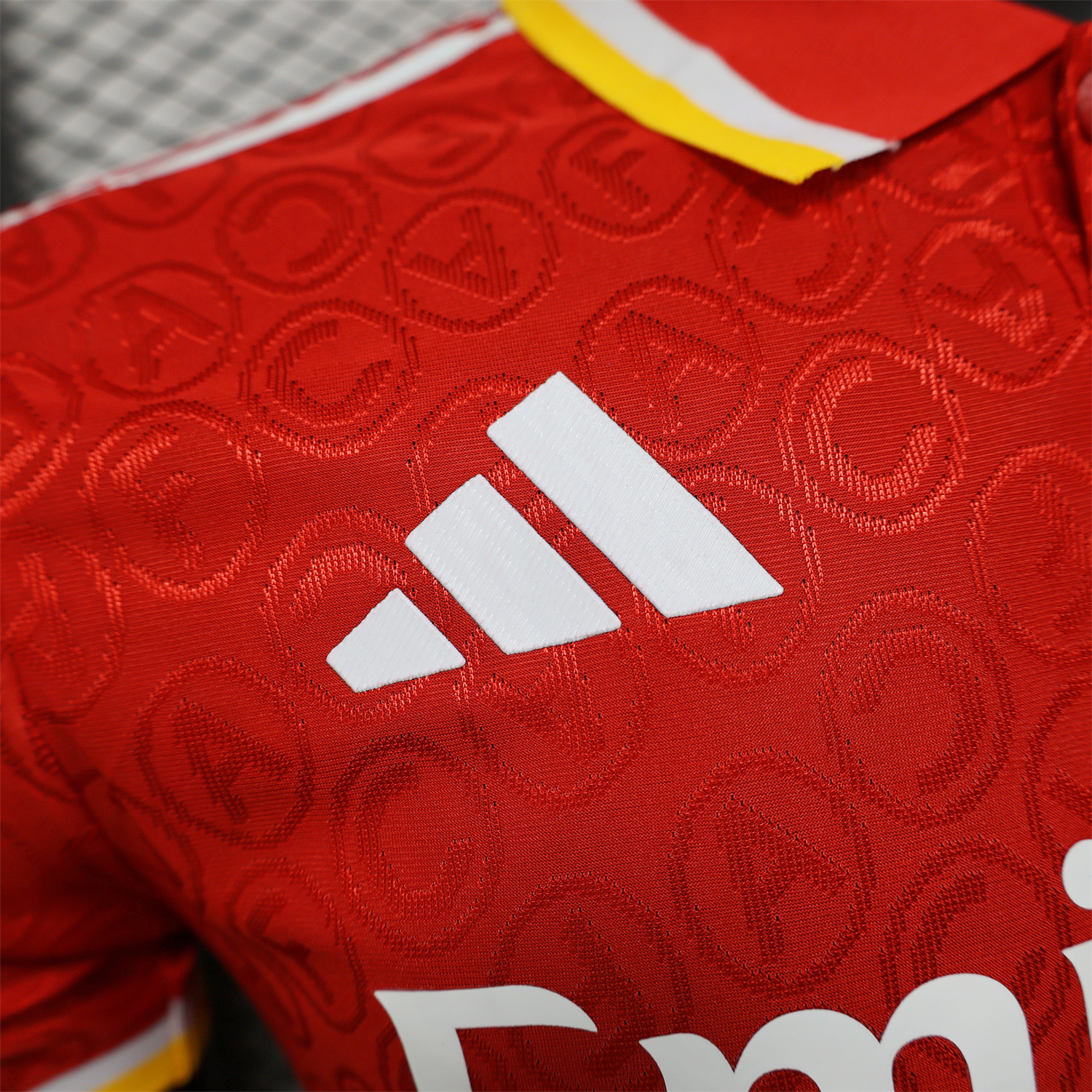 AlphaJersey-Arsenal 25-26 Red POLO White Sponsored Secial Edition Jersey - Player Version