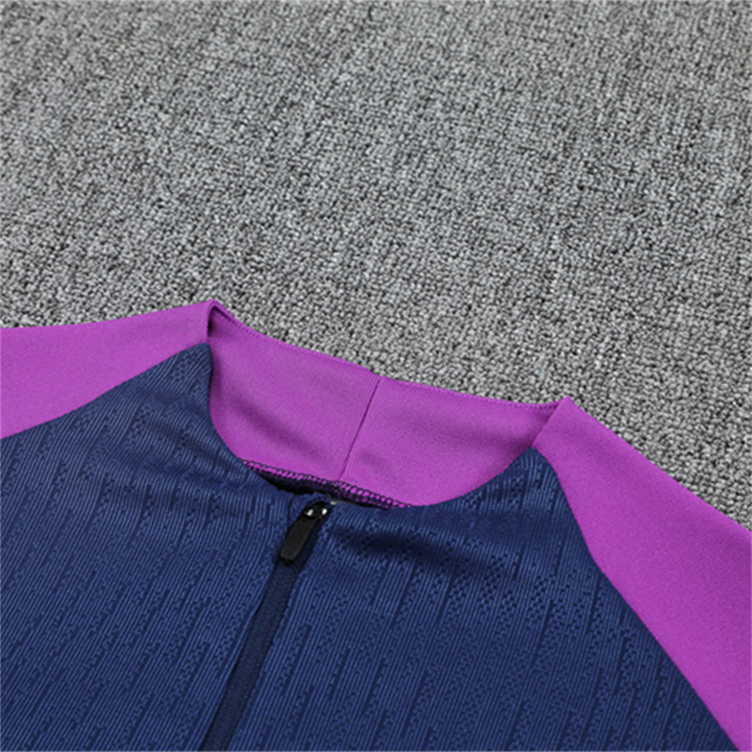 AlphaJersey-Barcelona 25-26 Kid Long Sleeves Training Set - Royal Blue Top & Royal Blue Pants