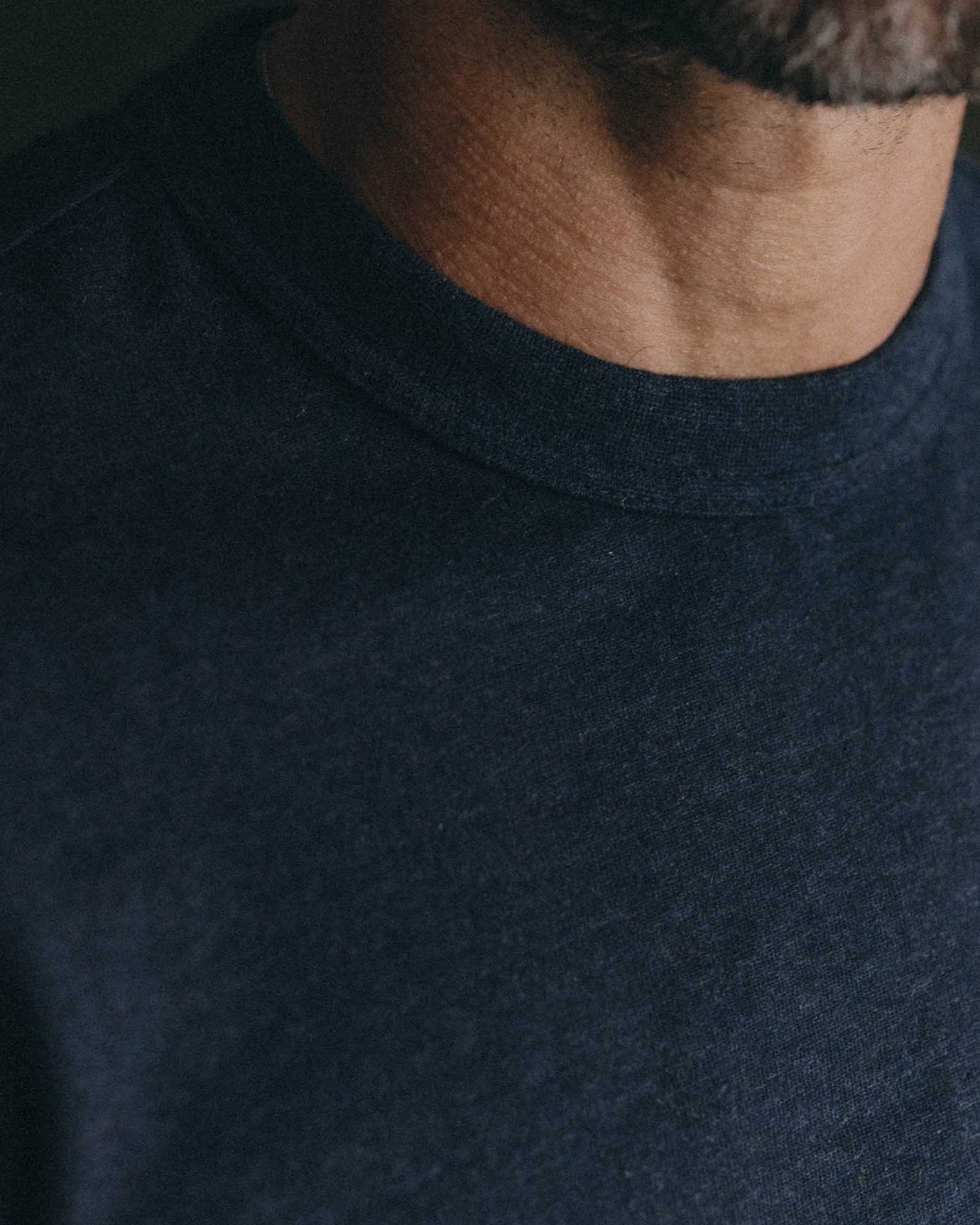 The Organic Cotton Shop Tee in Navy Twist | Modern Menswear by yycbvcnbmmnbm