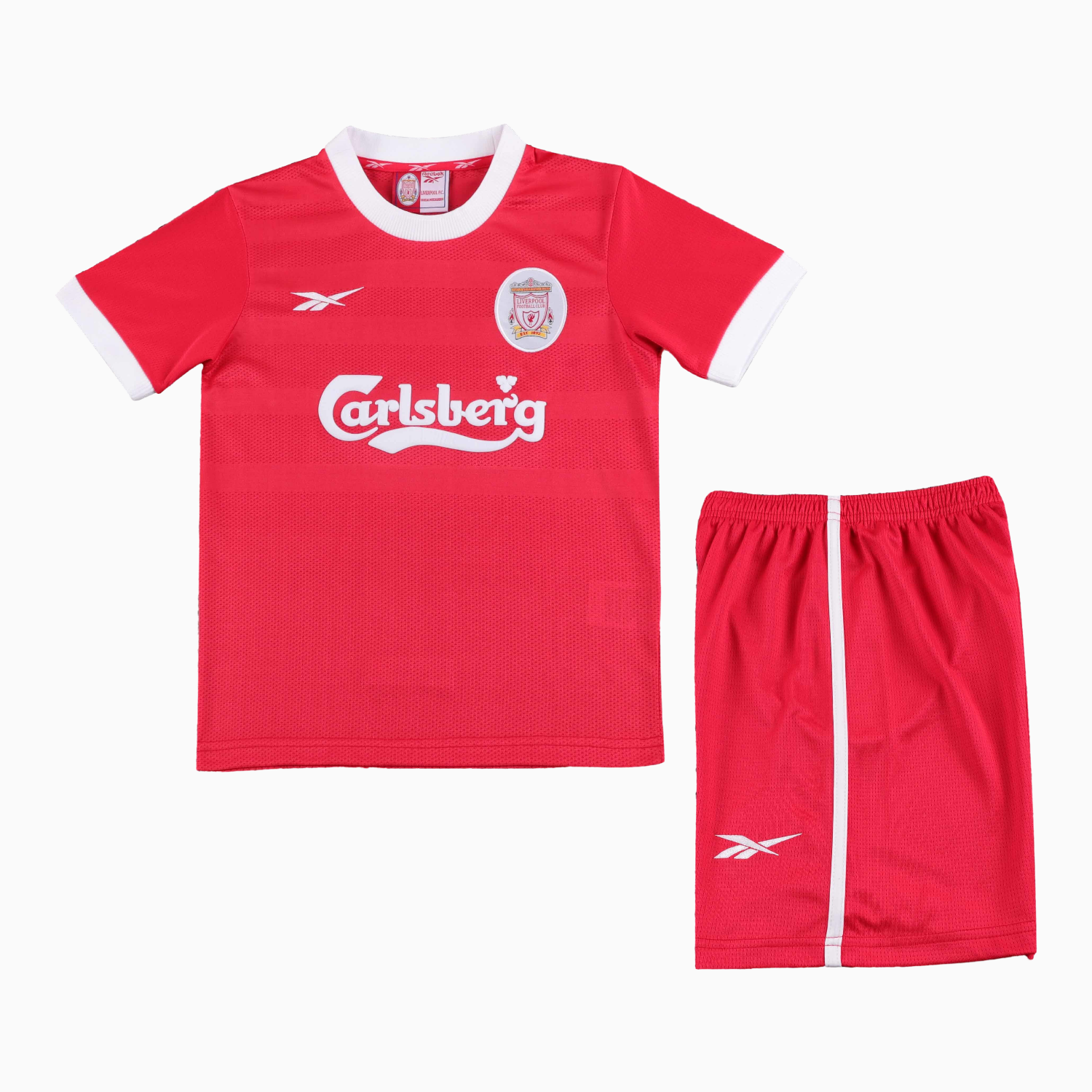 AlphaJersey-Retro Liver.pool 1997-98 Home Kids Kit