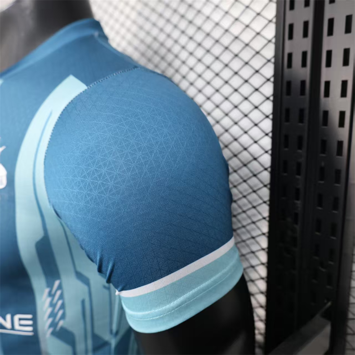 AlphaJersey-Marseille 25-26 Blue Stripes Special Jersey - Player Version