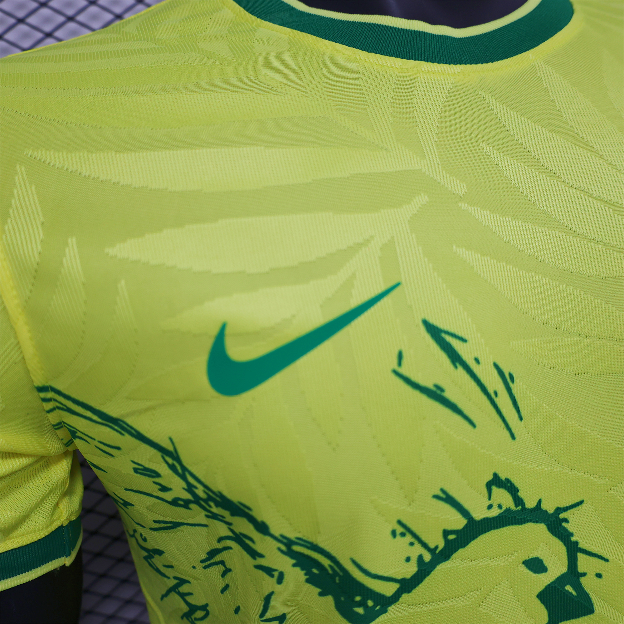 AlphaJersey-Brazil 2024 Yellow Dove Special Edition Jersey - Player Version