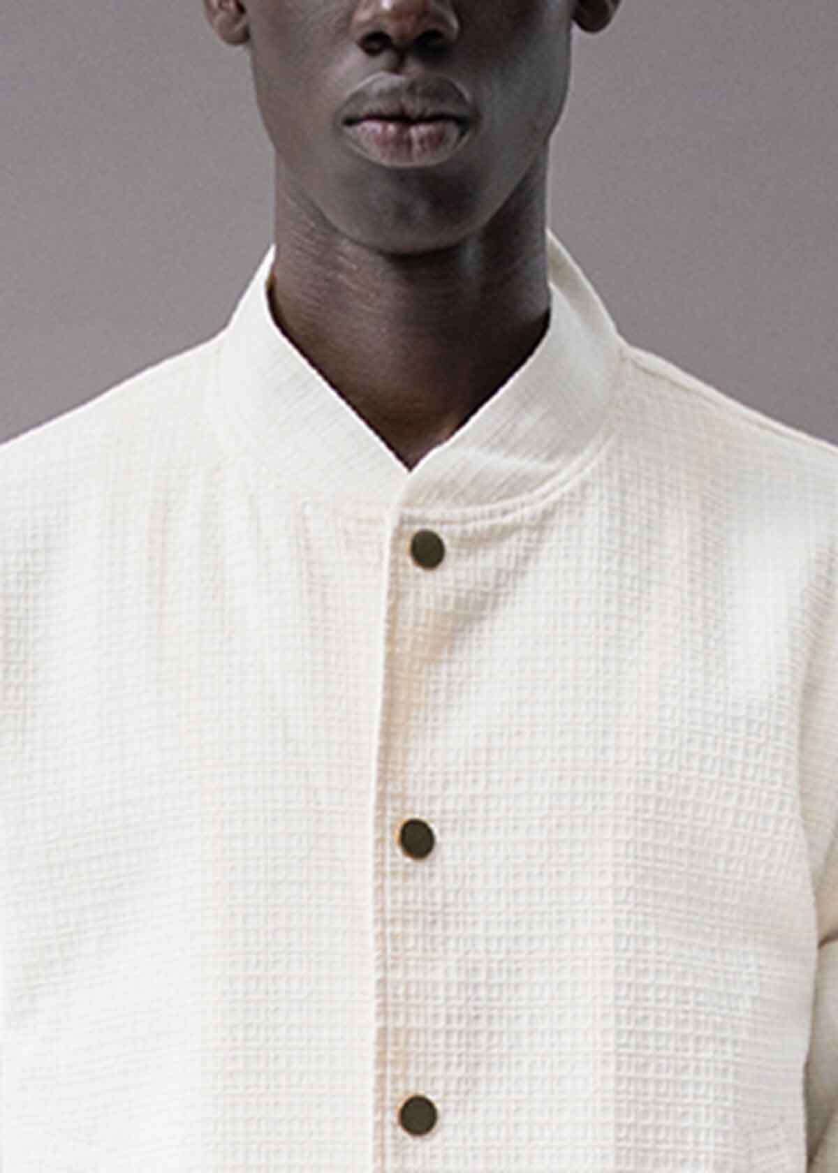 Off White Grid Meso Jkt | Modern Menswear by yycbvcnbmmnbm