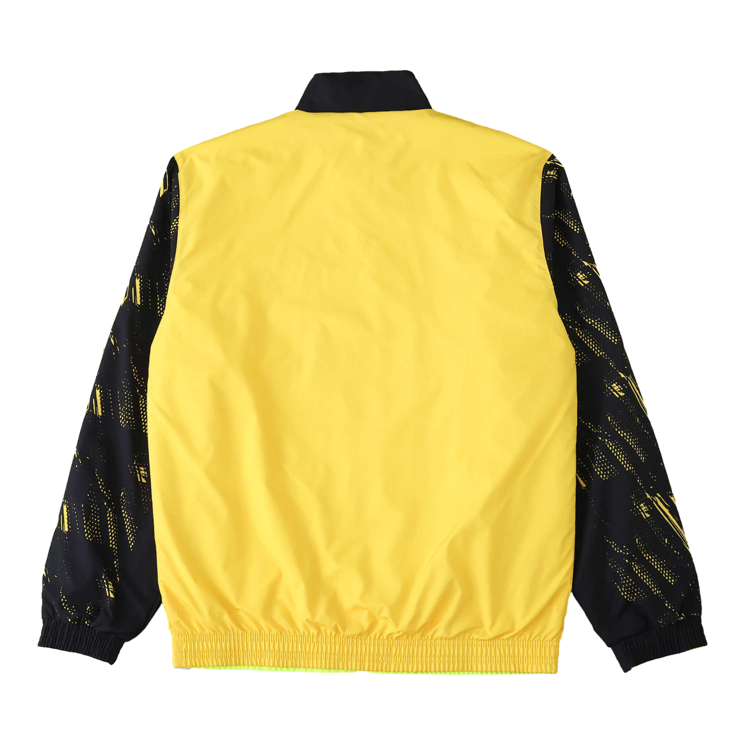 AlphaJersey-Dortmund 25-26 Double Sided Reversible Windbreaker - Green & Yellow