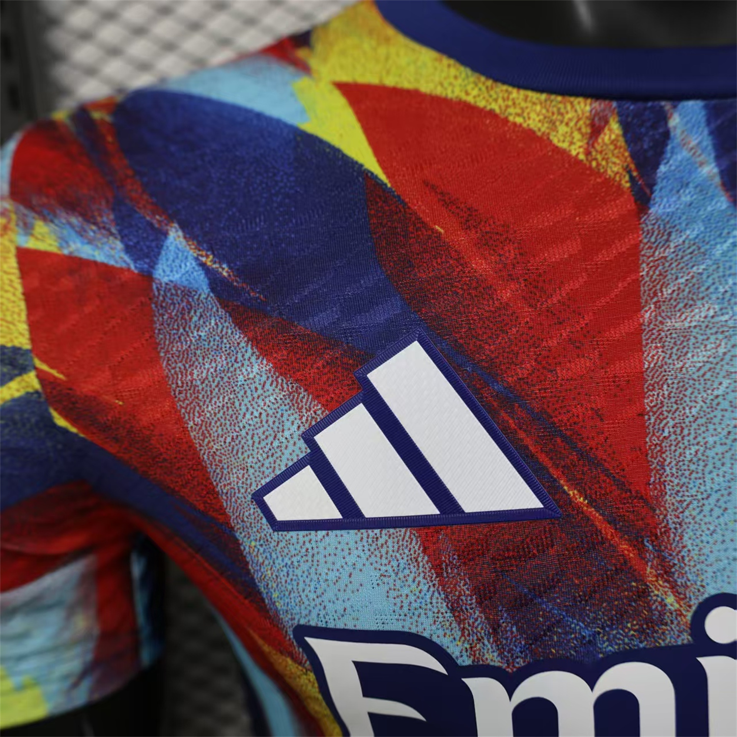 AlphaJersey-Arsenal 25-26 Colorful Flame Graffiti Pre-match Training Jersey - Player Version