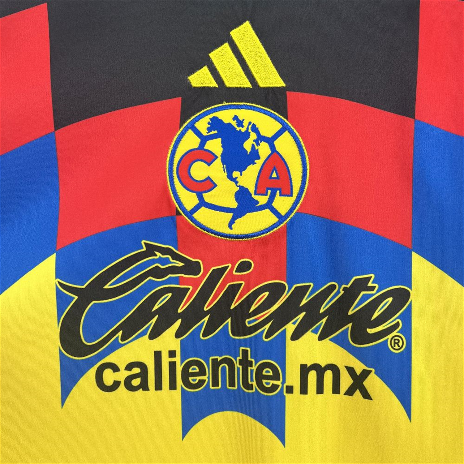 AlphaJersey-Club América 25-26 Home Yellow Long Sleeves Jersey - Fans Version