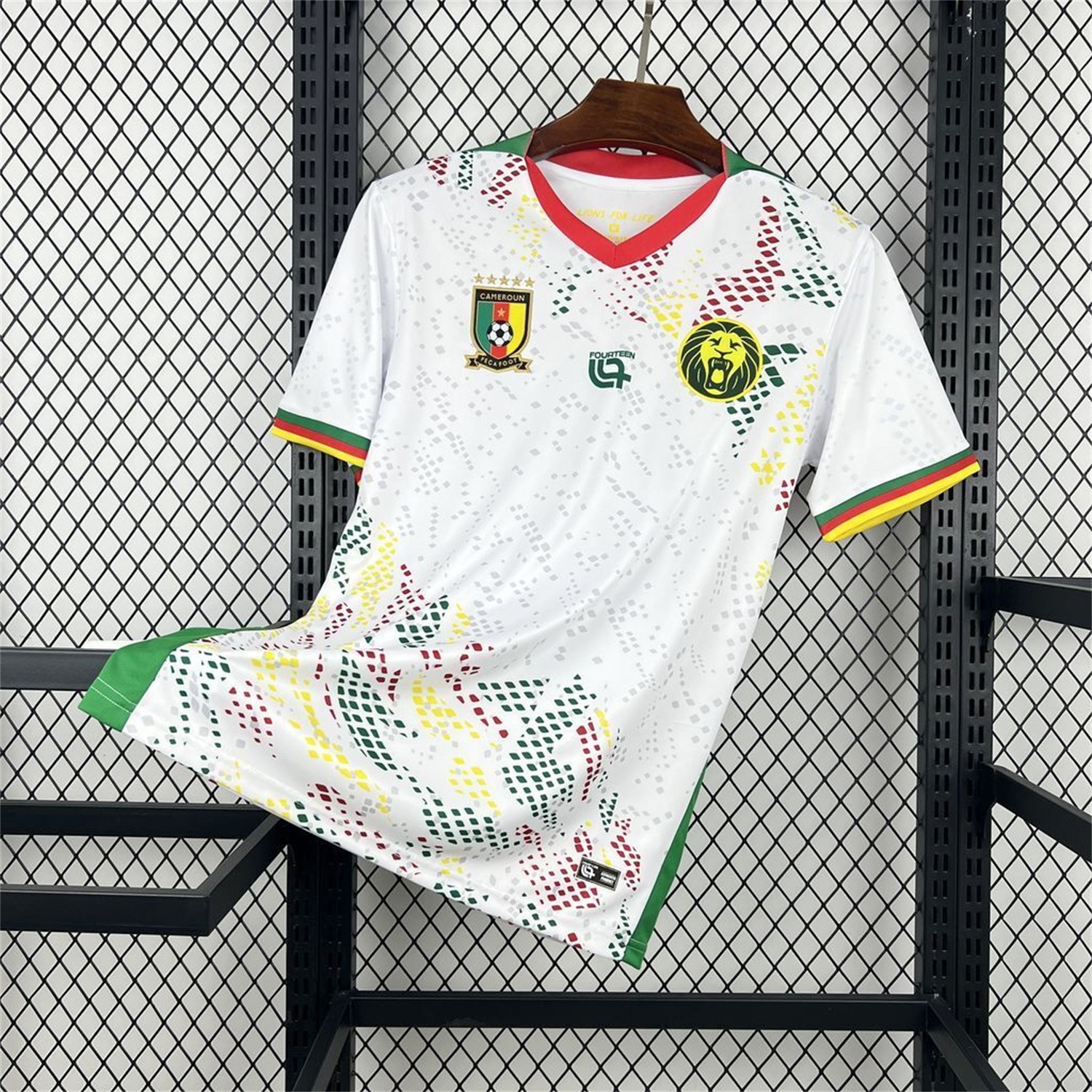 AlphaJersey-Cameroon 2026 Away White Jersey - Fans Version