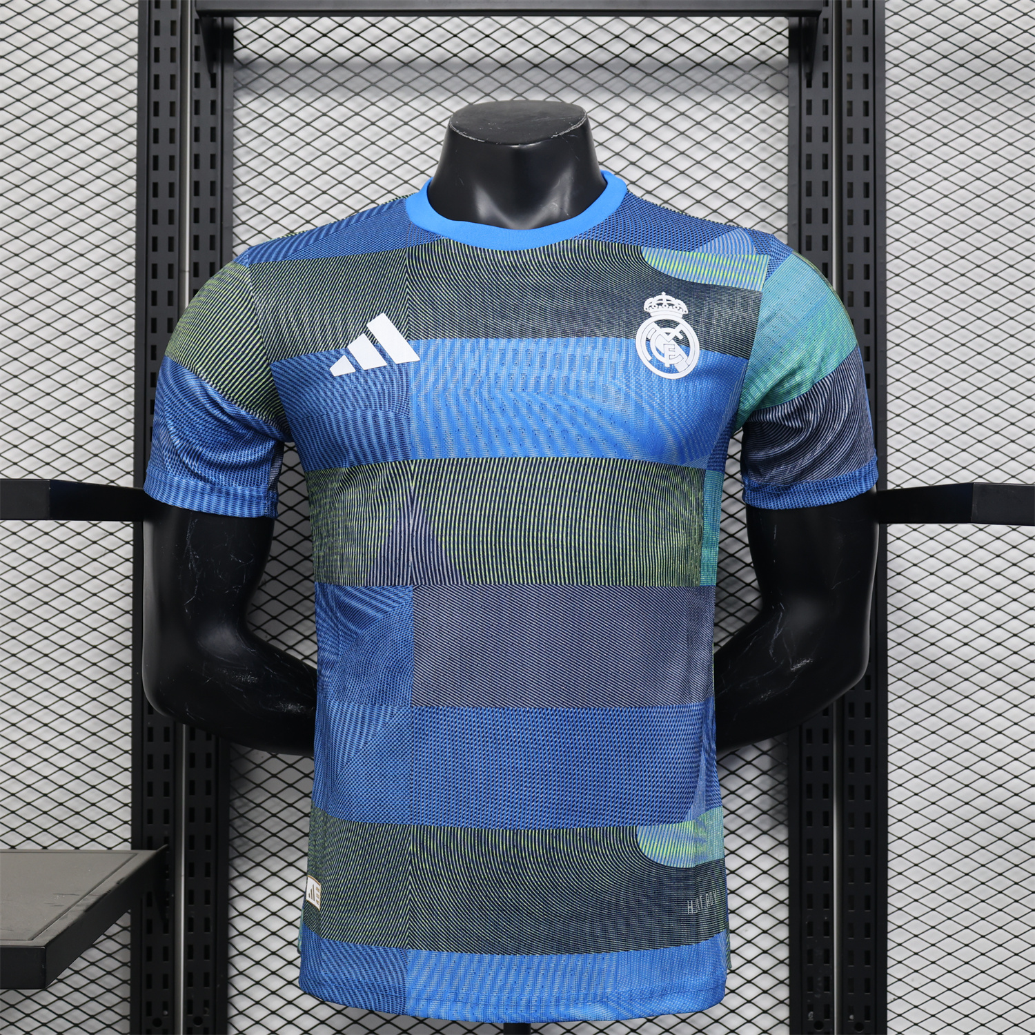 AlphaJersey-Real Madrid 25-26 Blue Pre-Match Traning Jersey - Player Version