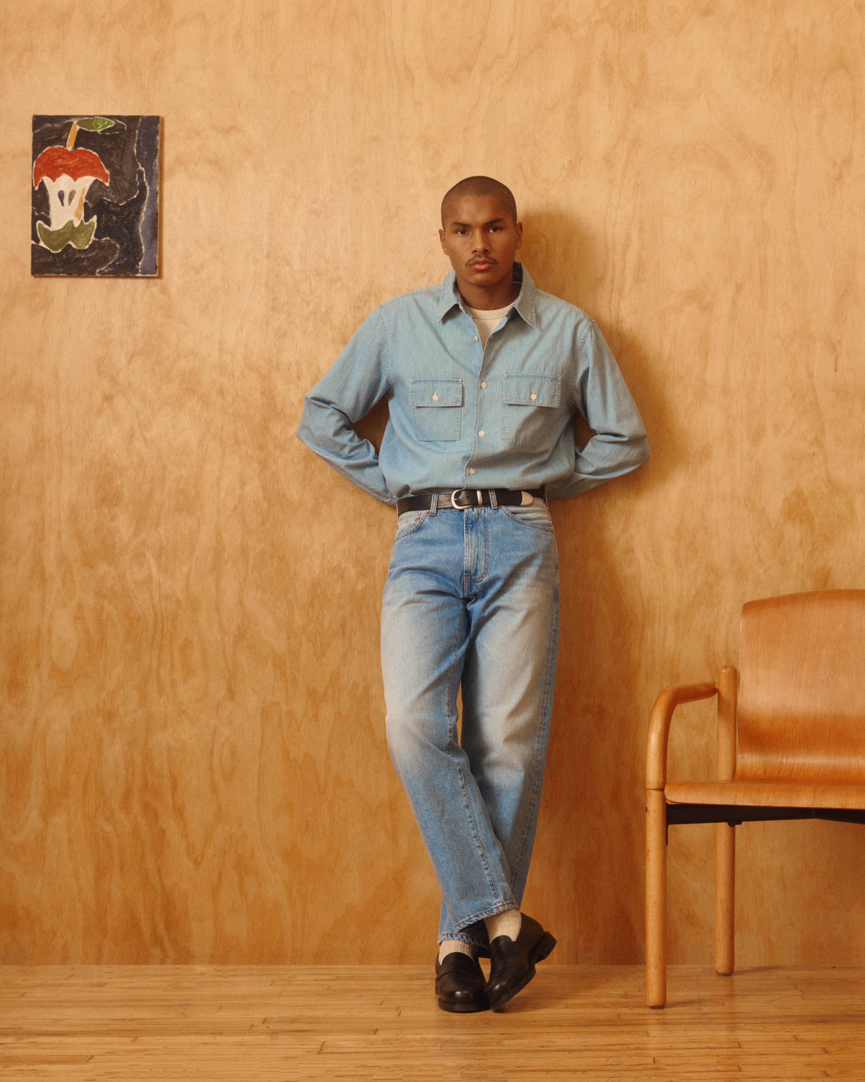 Pacific Denim Shirt | Modern Menswear by yycbvcnbmmnbm