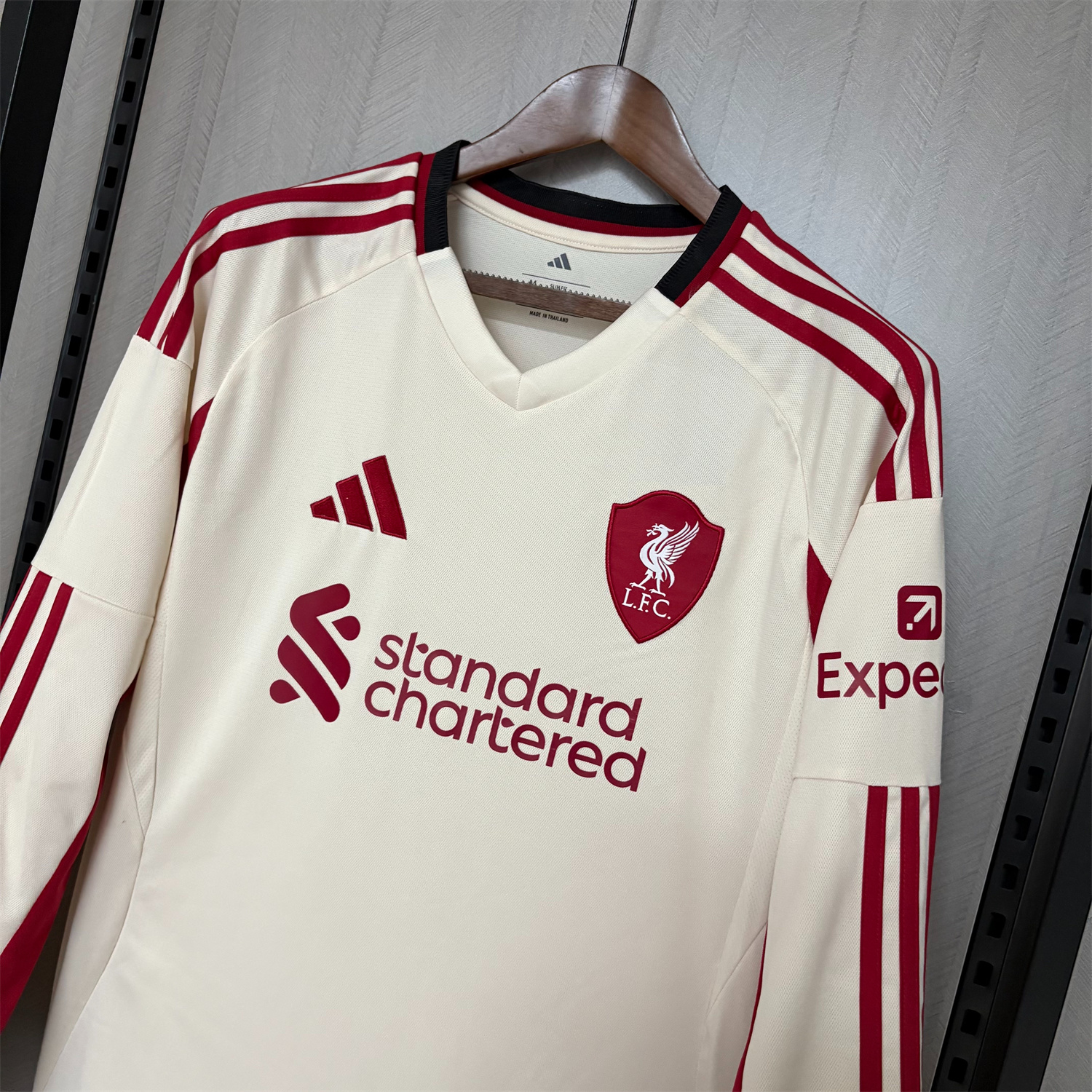 AlphaJersey-Liver.pool 25-26 Away Long Sleeves Jersey - Fans Version
