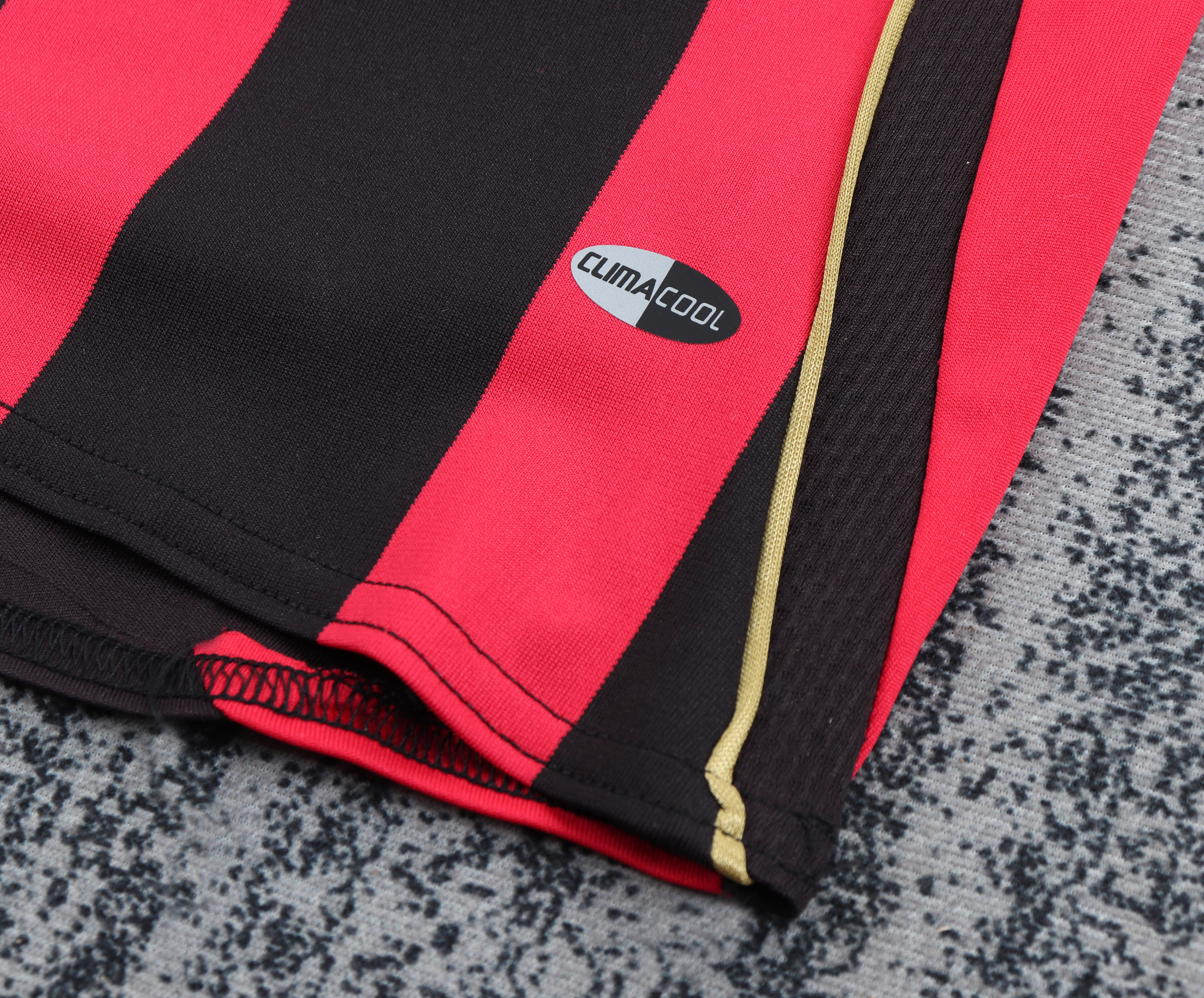 AlphaJersey-Retro AC Milan 2006-07 Home Long Sleeves Kids Kit