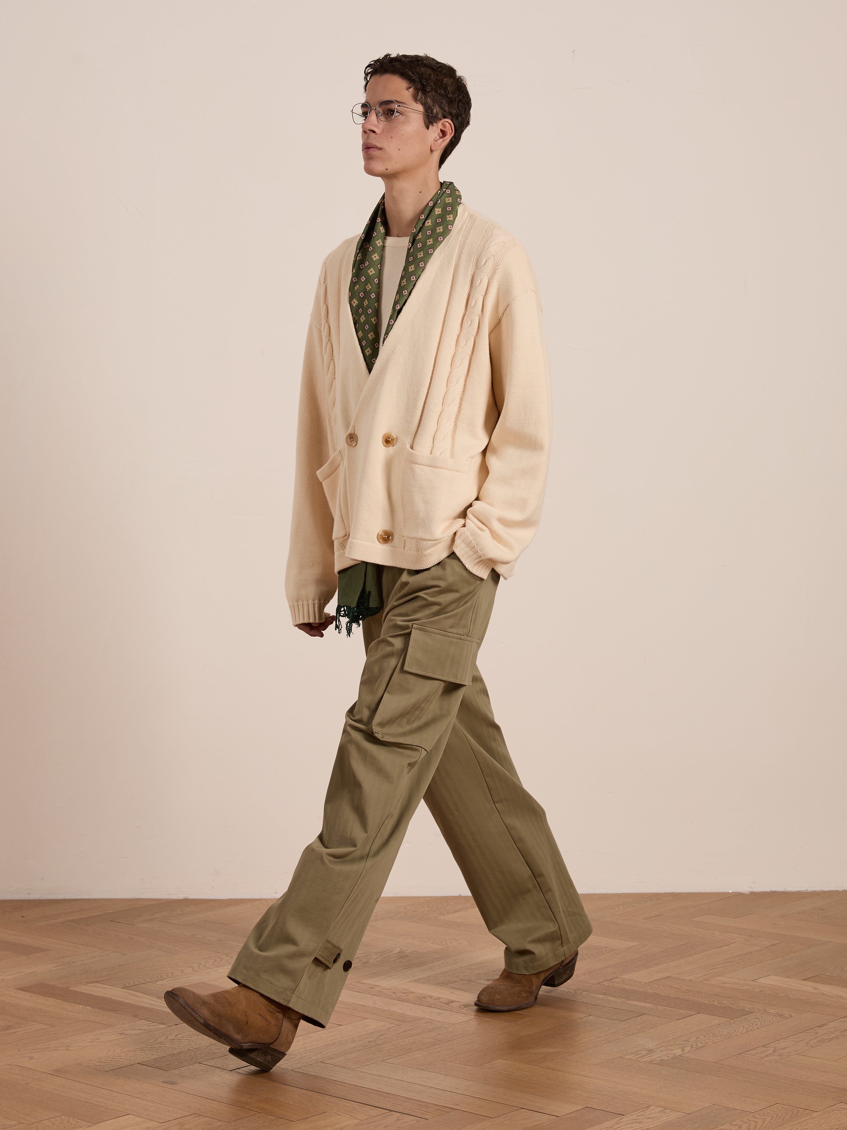 Double Breasted Knit Cardigan | Modern Menswear by yycbvcnbmmnbm