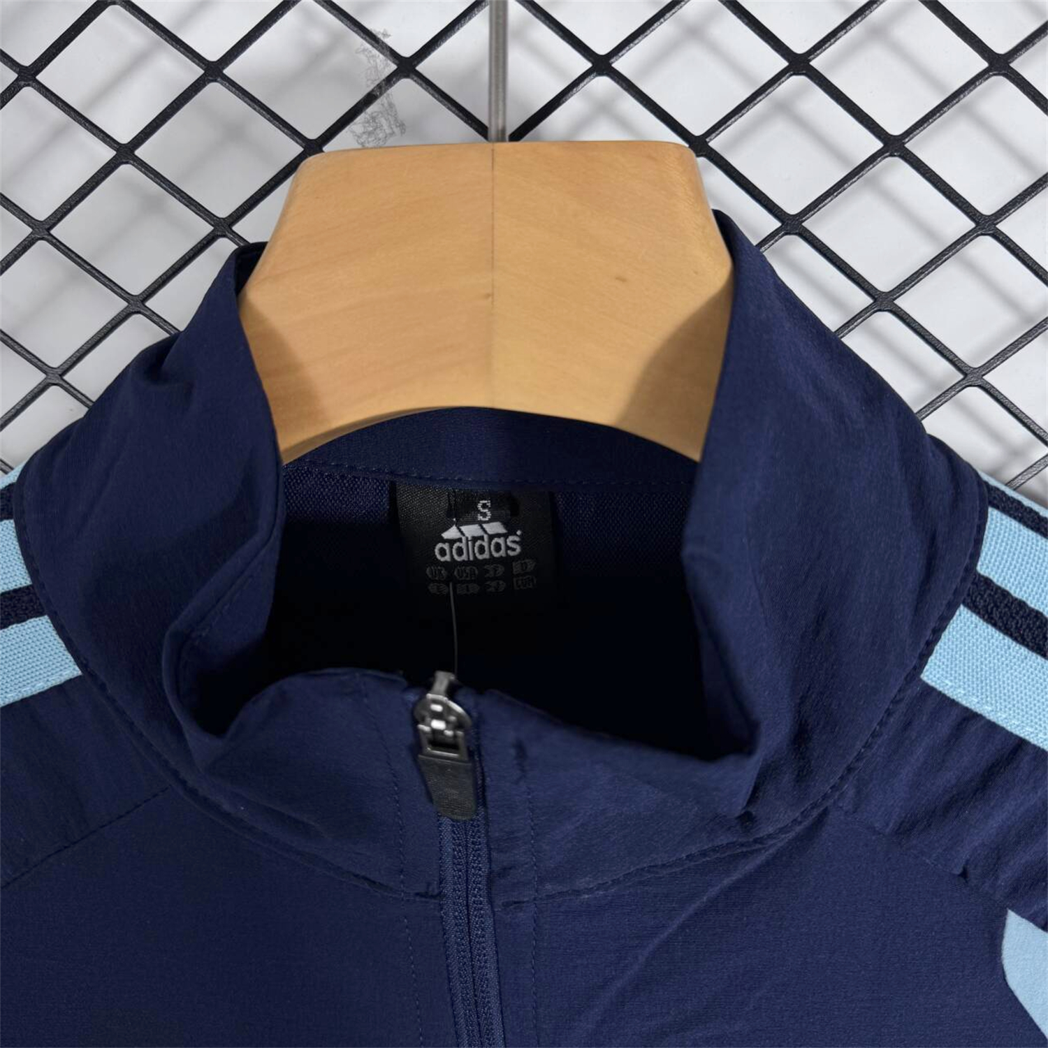 AlphaJersey-Argentina 2026 Windbreaker Training Set - Dark Blue Top and Pants