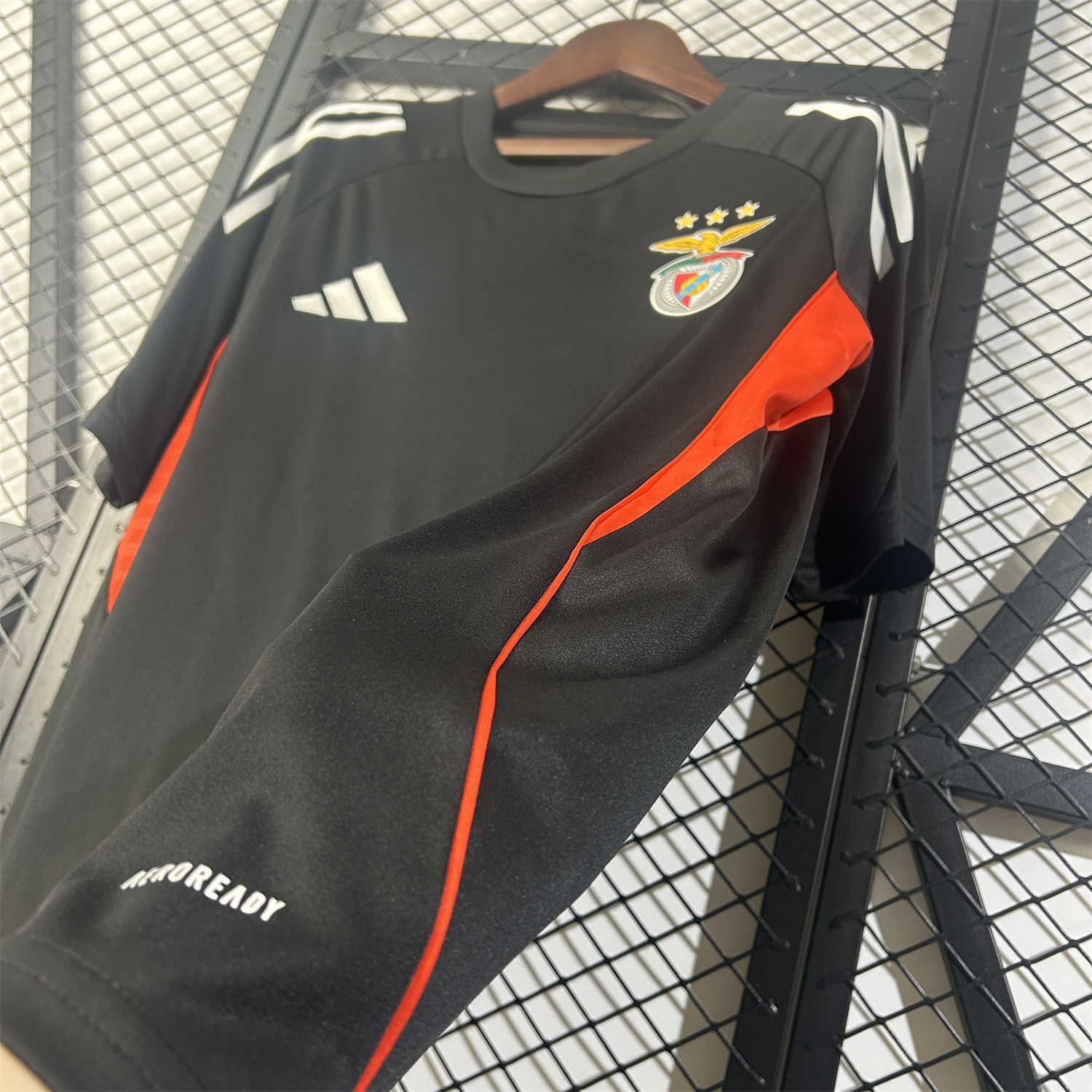 AlphaJersey-Benfica 25-26 Black Training Jersey - Fans Version