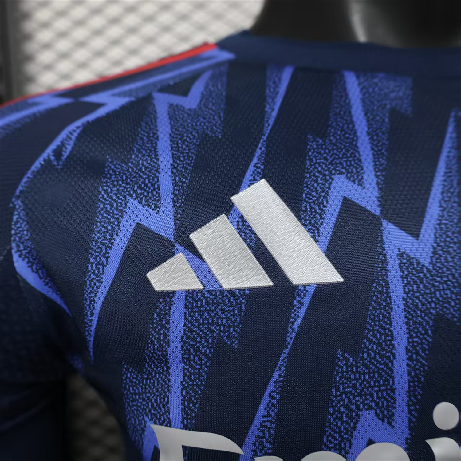 AlphaJersey-Arsenal 25-26 Away Long Blue Jersey - Player Version