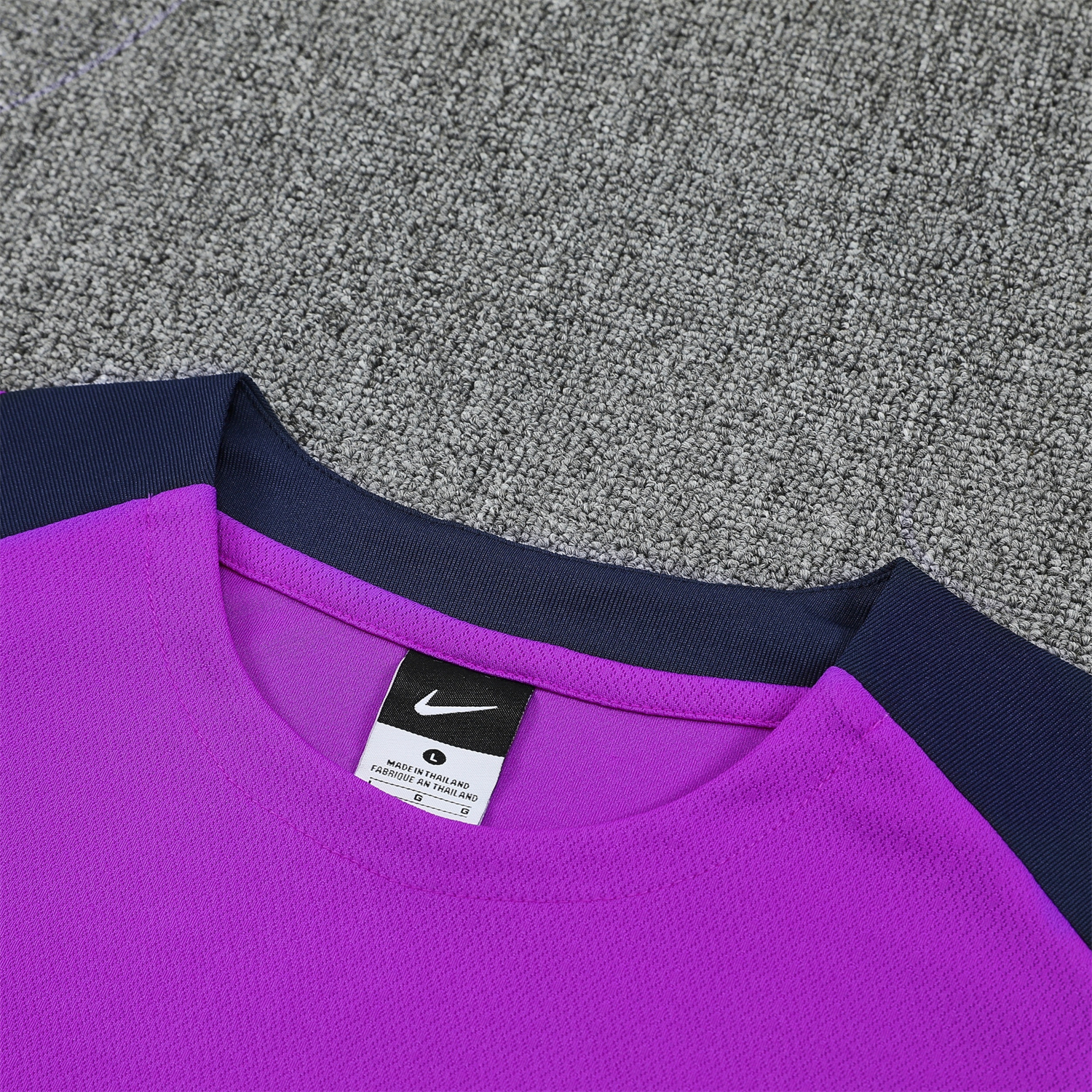 AlphaJersey-Barcelona 25-26 Vest Training Set - Purple Vest and Dark Blue Shorts