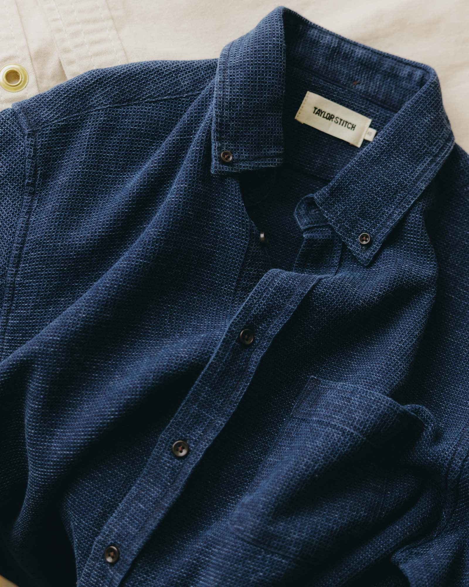 The Jack in Rinsed Indigo Waffle | Modern Menswear by yycbvcnbmmnbm