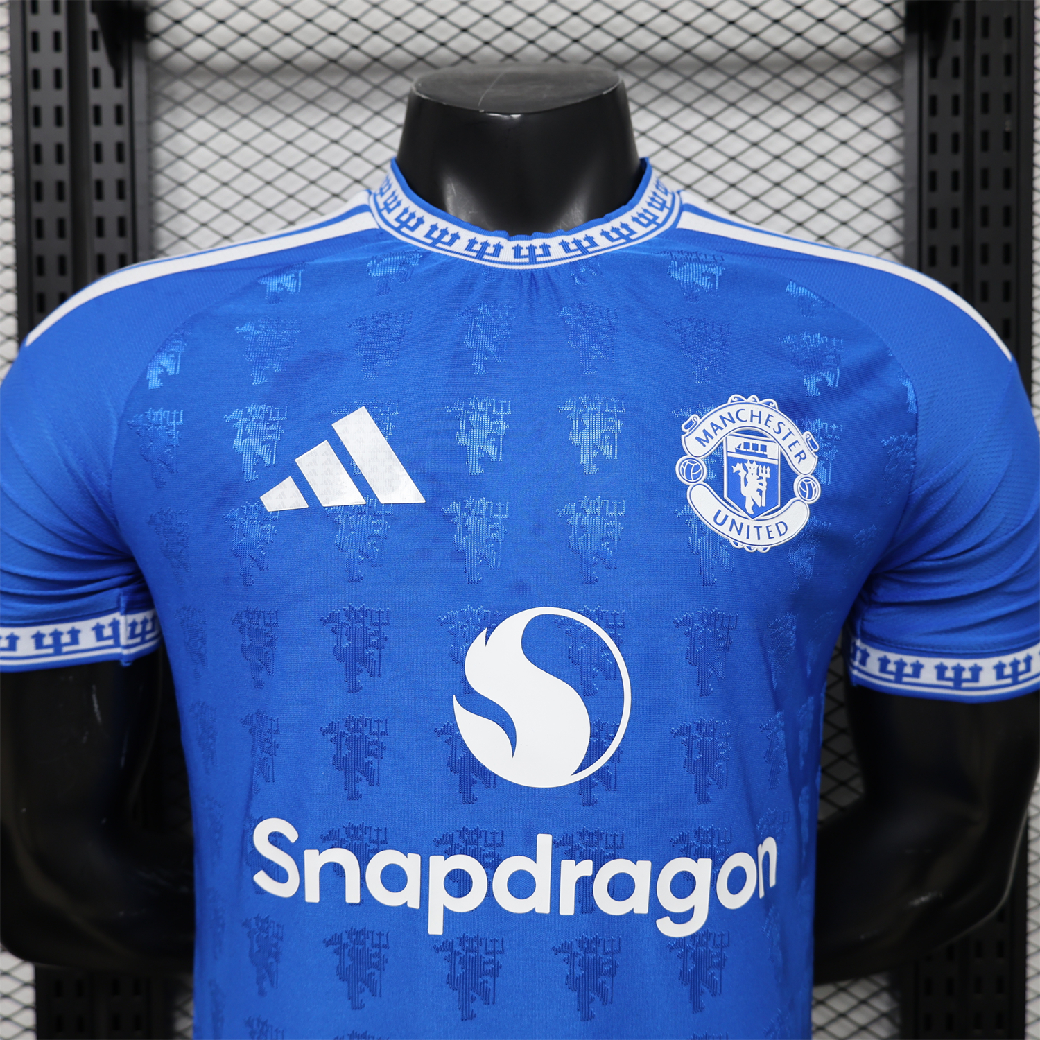 AlphaJersey-Manchester United 26-27 Retro Style Blue Jersey - Player Version