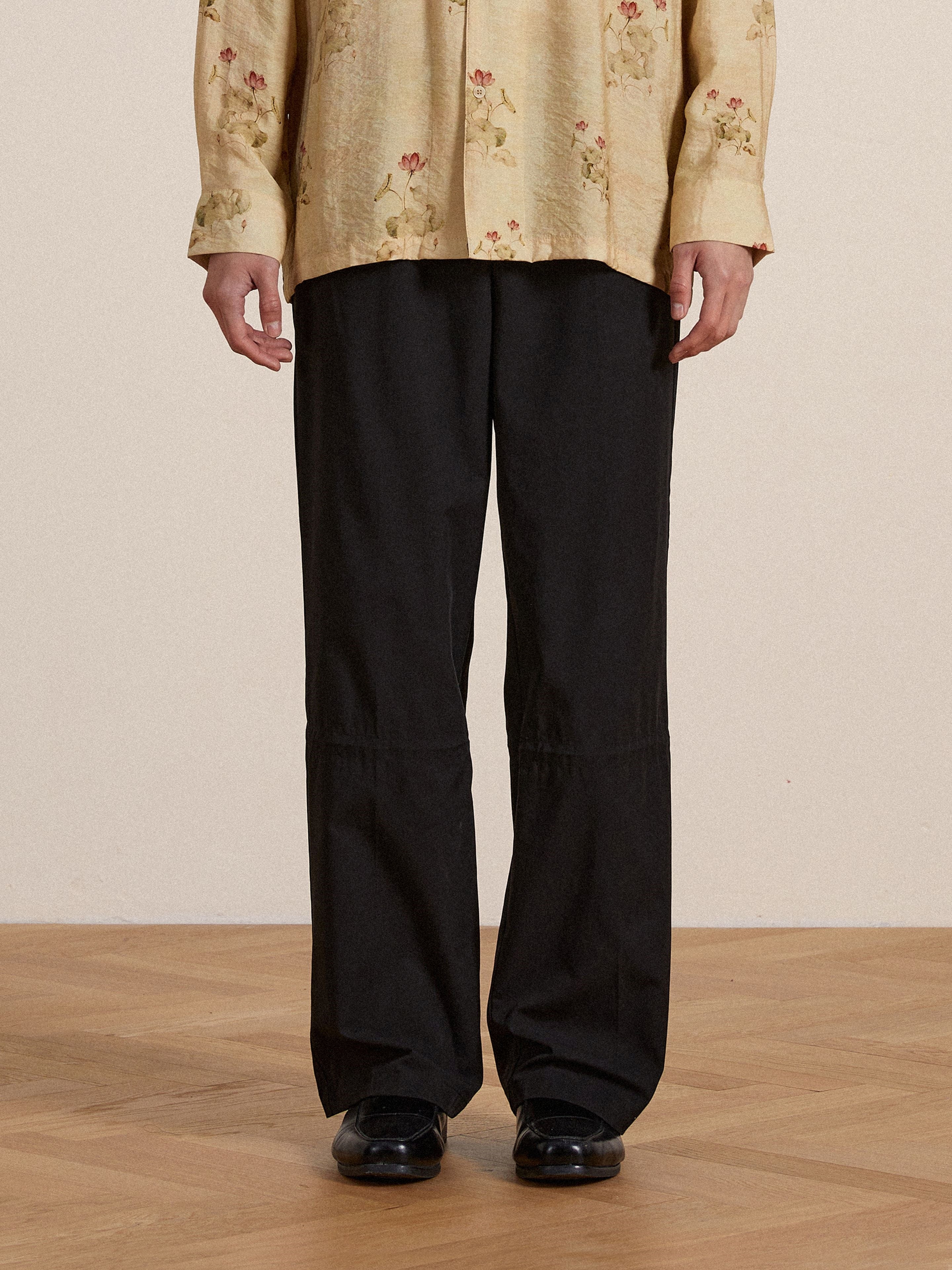 Tencel Pleated Pants | Modern Menswear by yycbvcnbmmnbm