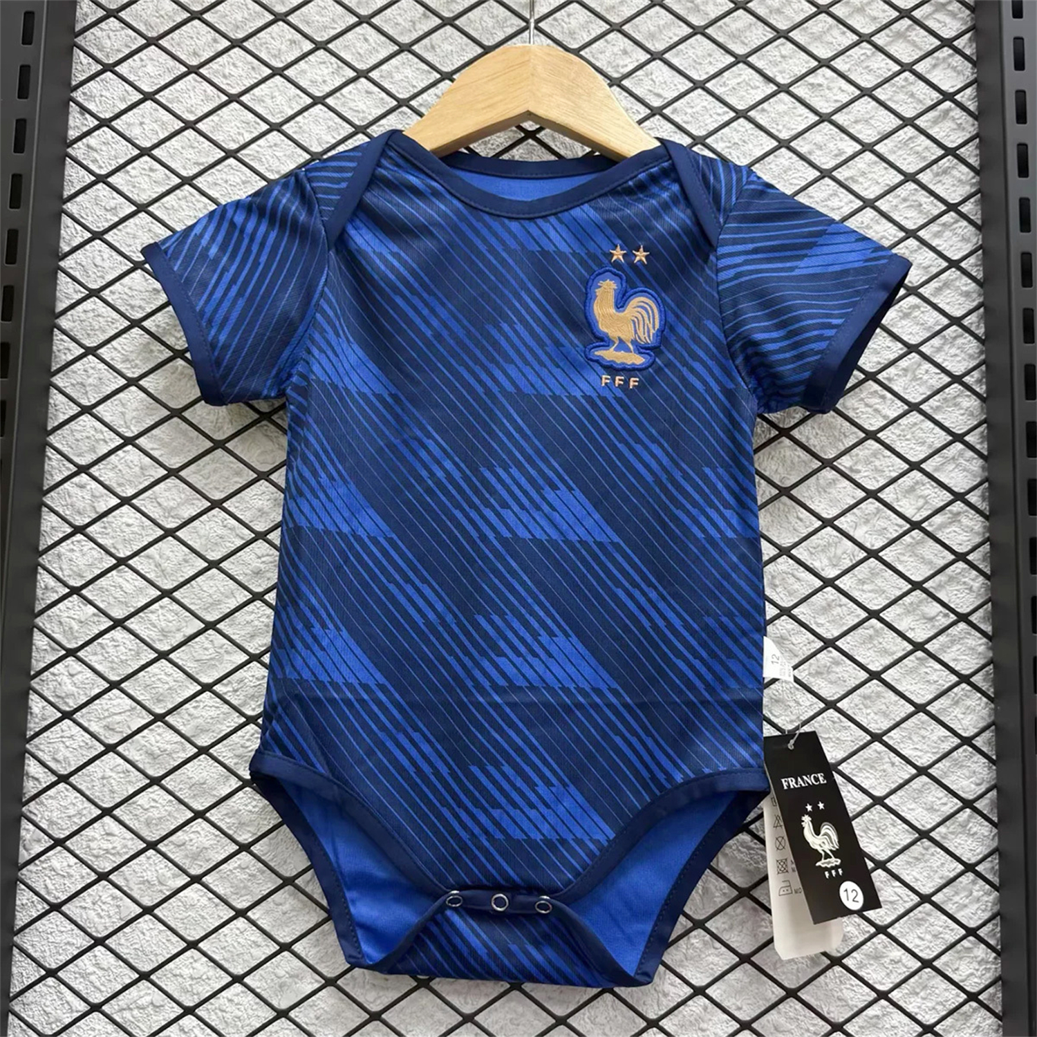 AlphaJersey-France 2026 Home Baby Crawling Suit