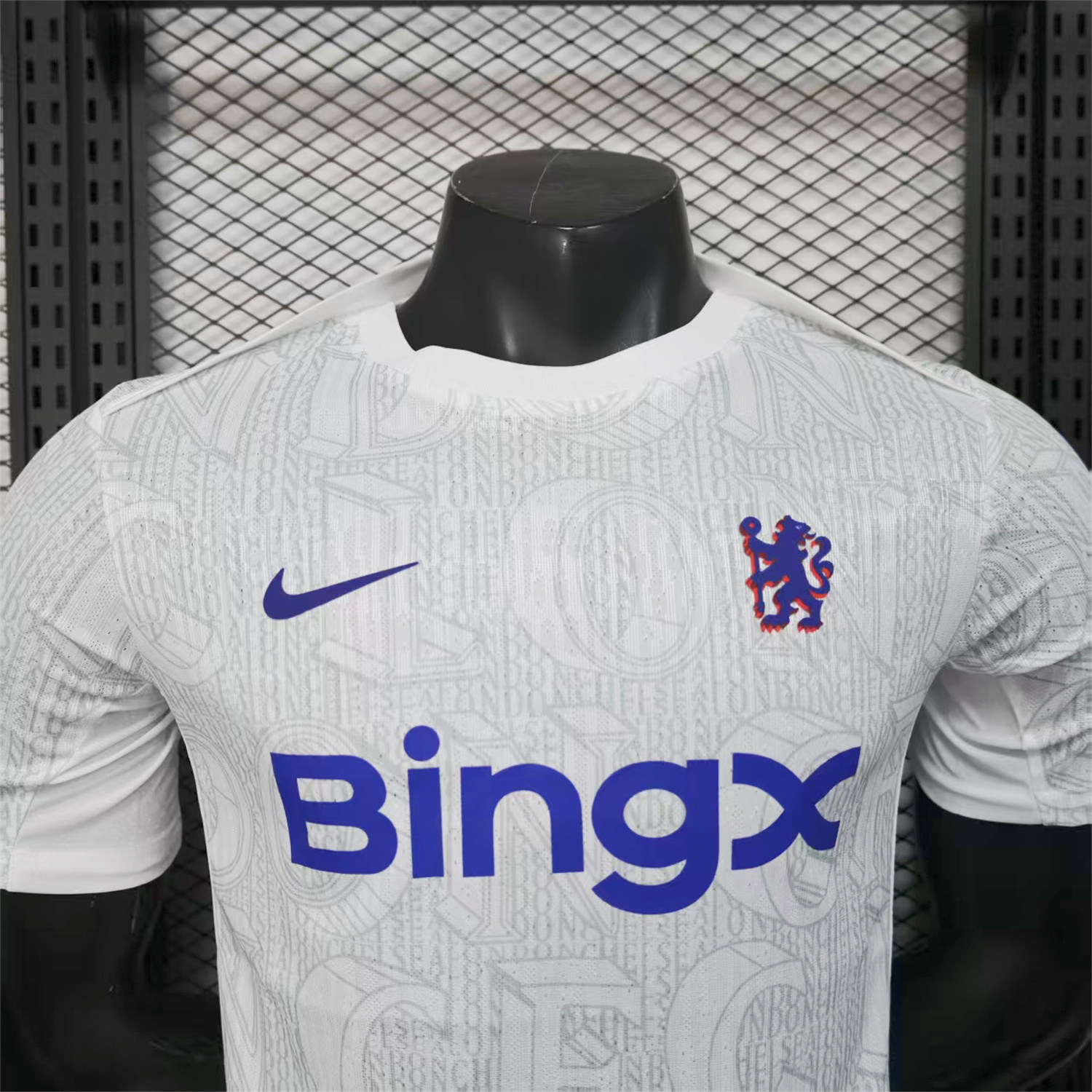 AlphaJersey-C.H.E.L.S.E.A 25-26 White Pre-Match Training Jersey - Player Version