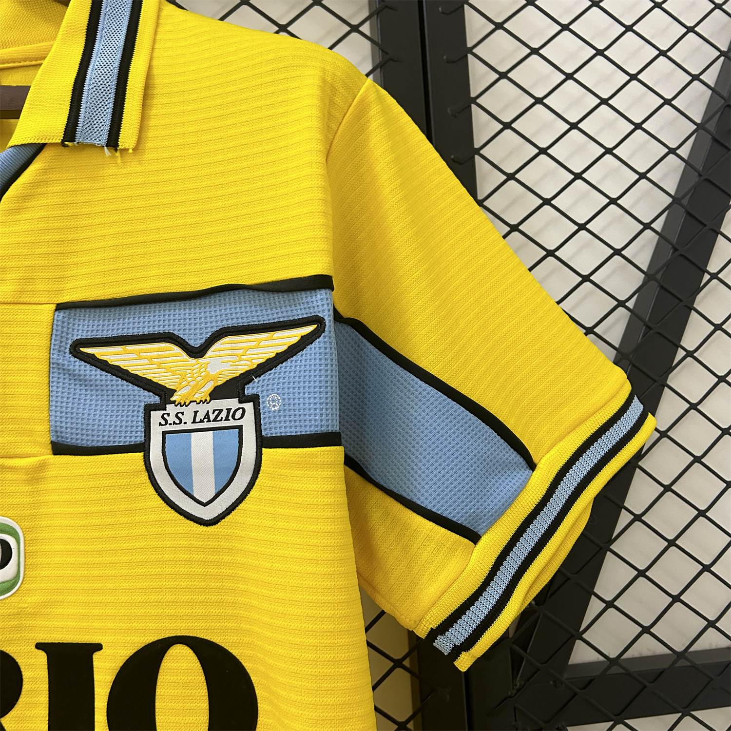 AlphaJersey-Retro Lazio 98-99 Yellow Away Jersey