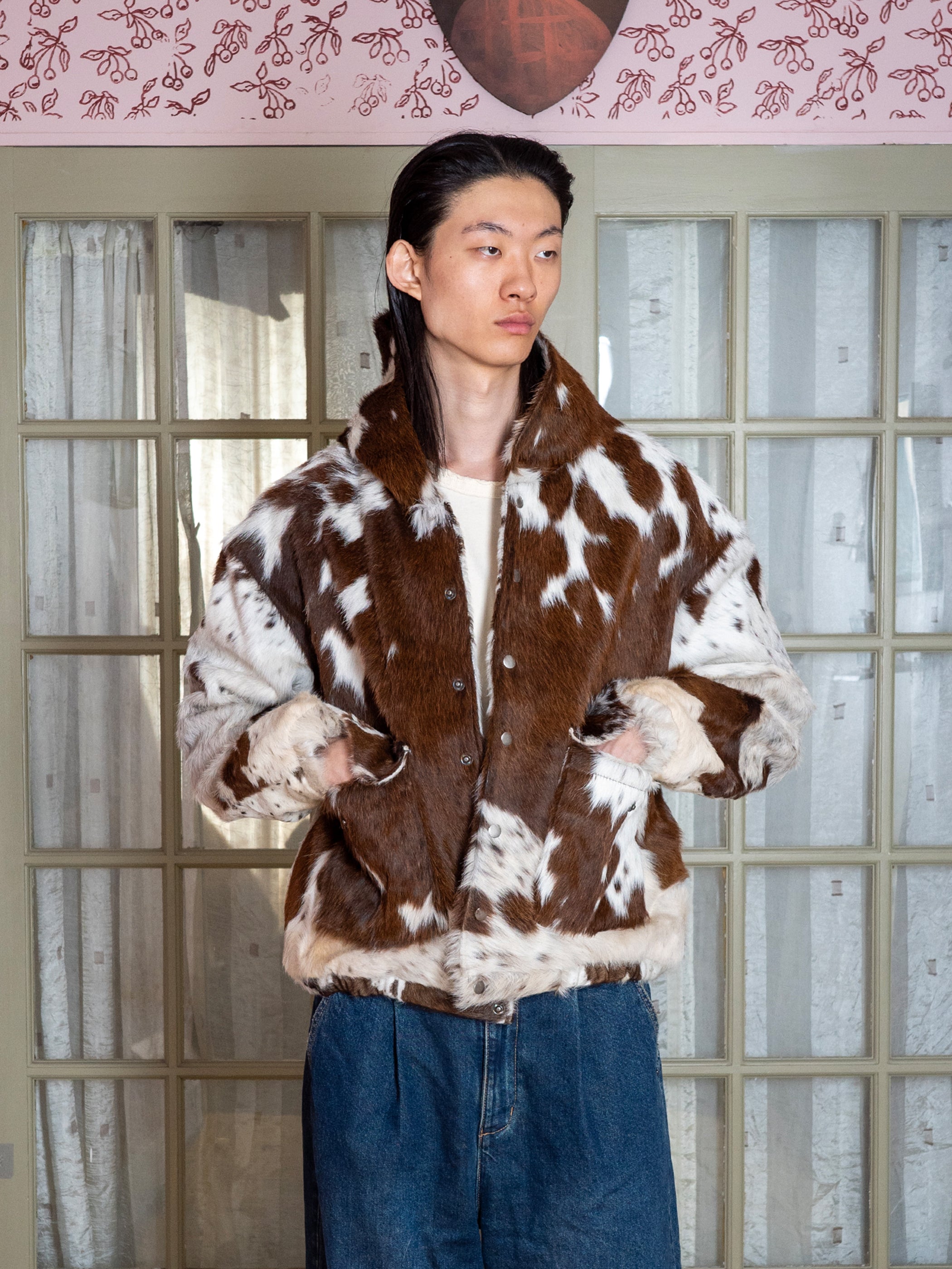 Cowhide Drover Hoodie | Modern Menswear by yycbvcnbmmnbm