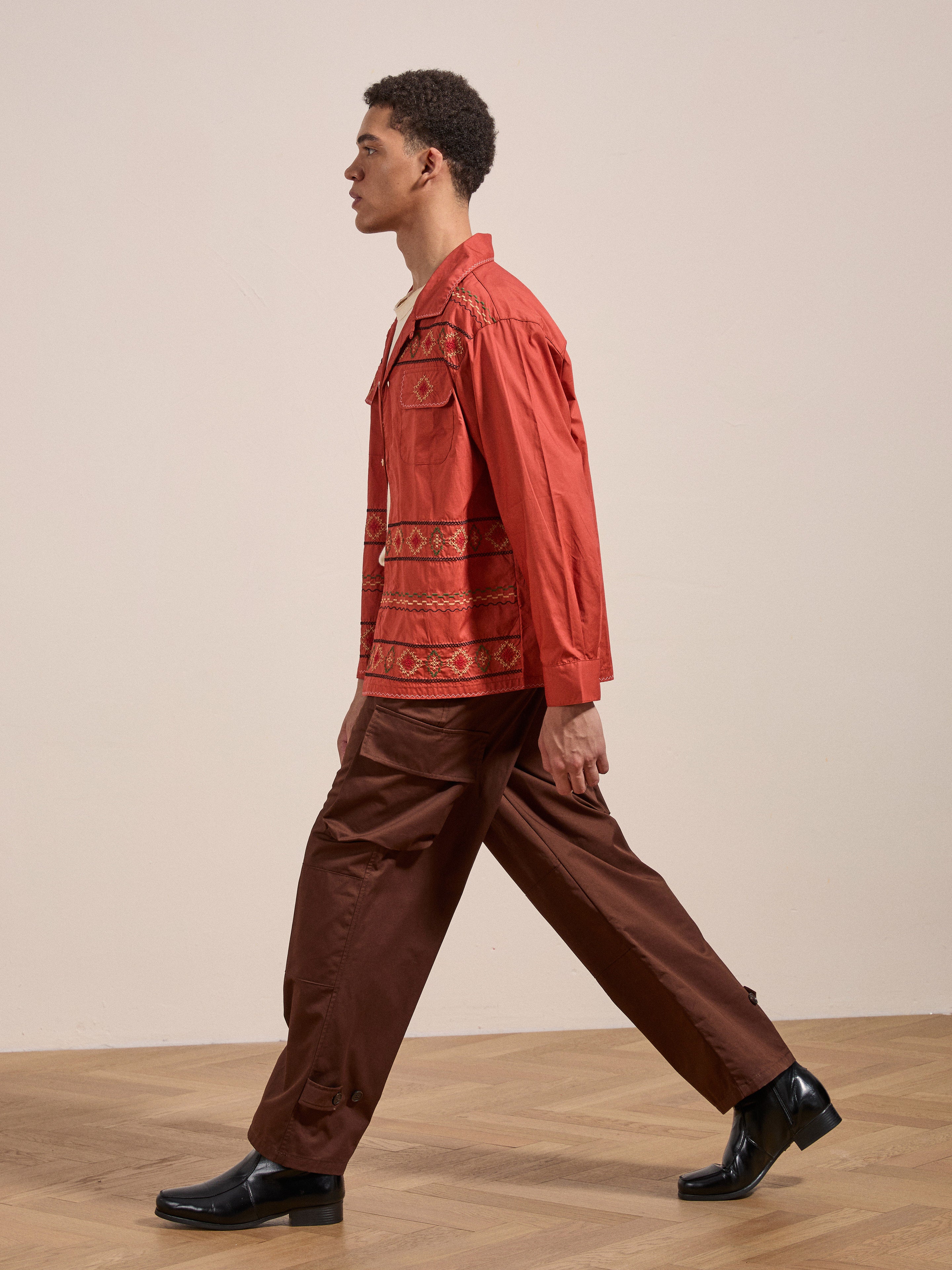 Embroidered Western Button Up | Modern Menswear by yycbvcnbmmnbm