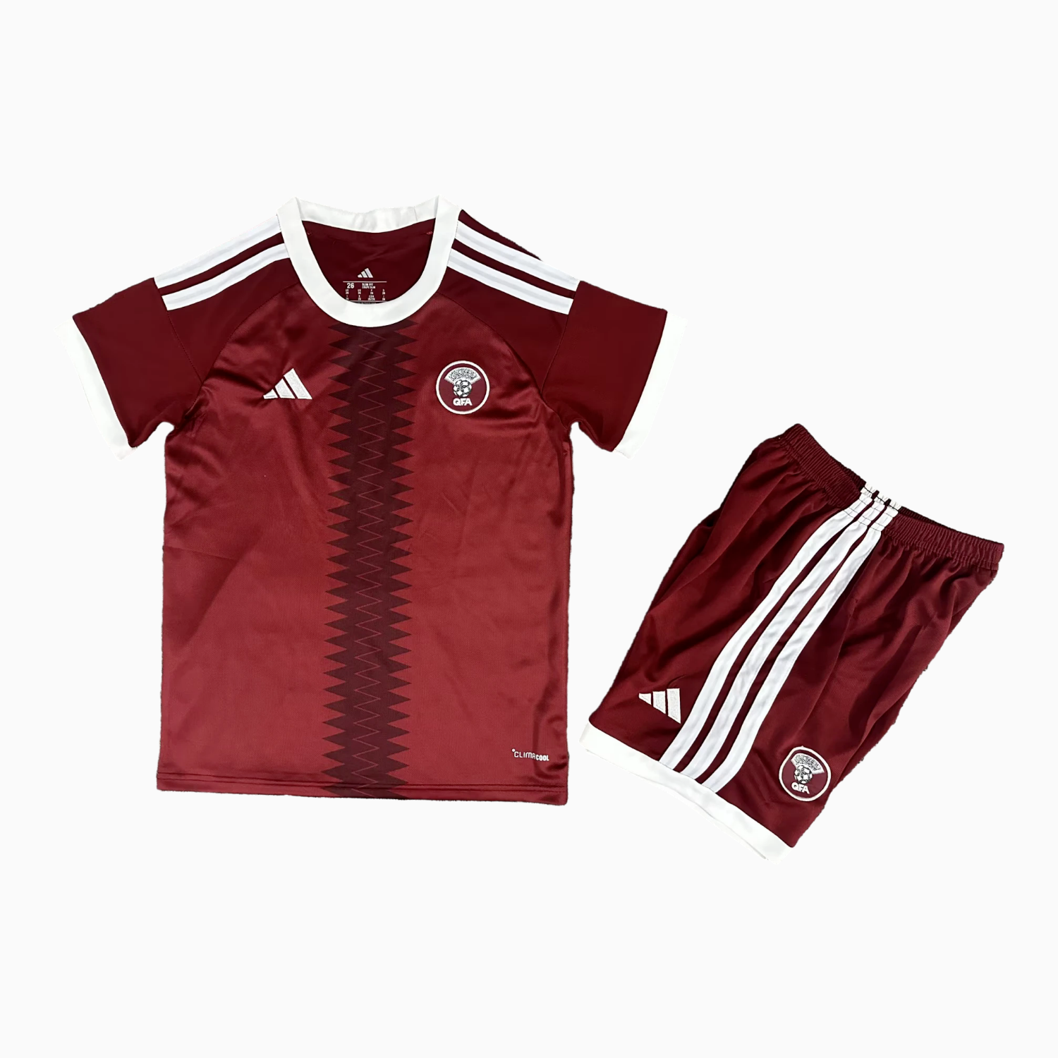 AlphaJersey-Qatar 2026 Home Kids Kit