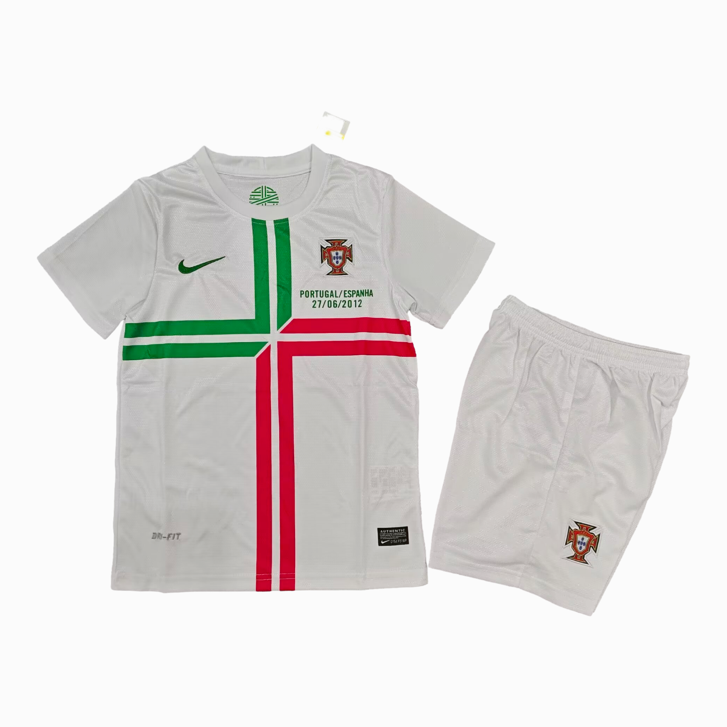 AlphaJersey-Retro Portugal 2012 Away Kids Kit