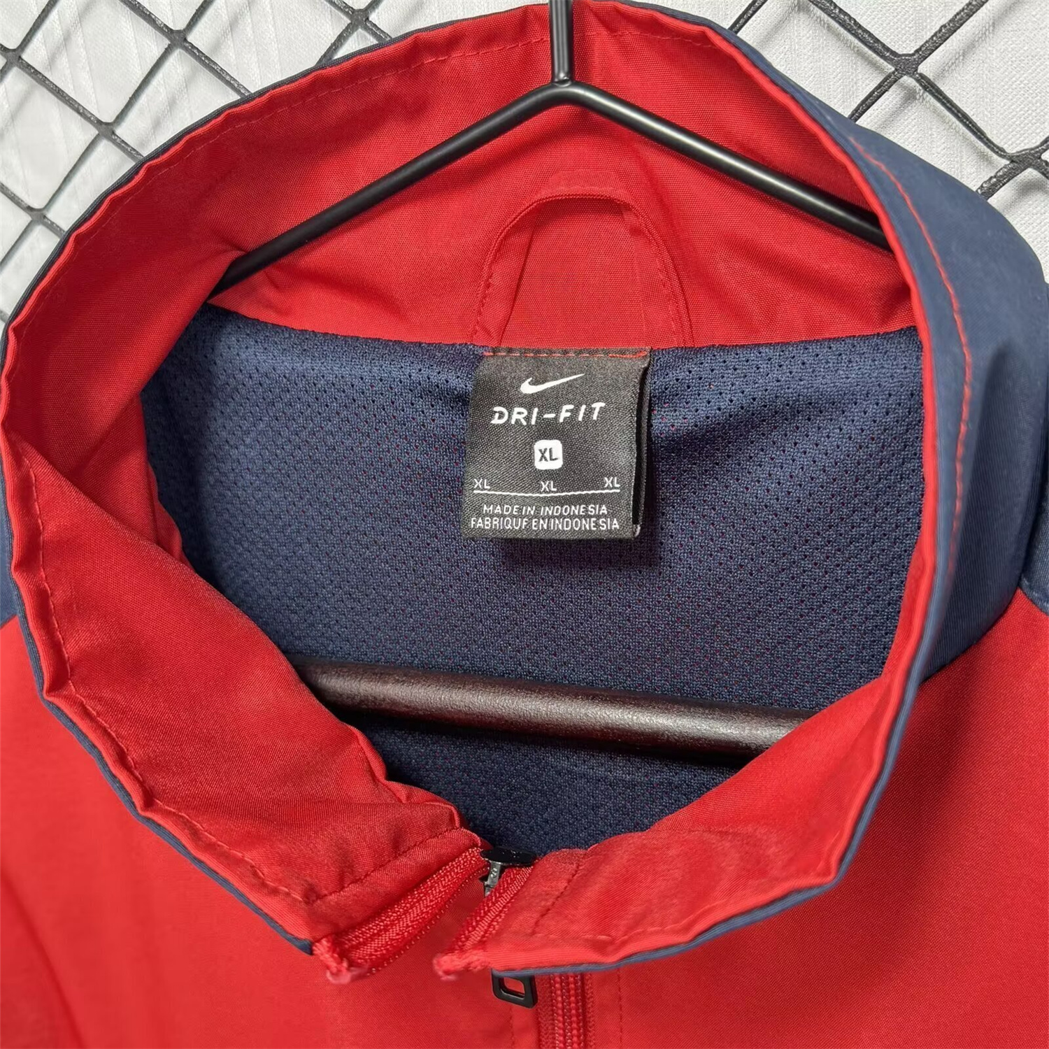 AlphaJersey-Retro Barcelona 1998-00 Home Windbreaker Jacket - Red