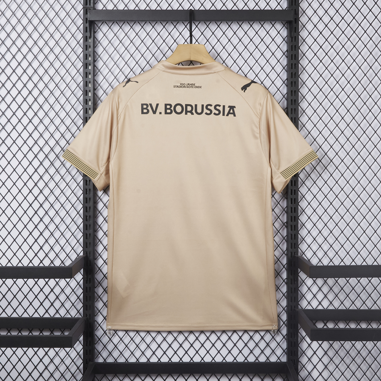 AlphaJersey-Dortmund 25-26 “100 JAHRE STADION ROTE ERDE” Beige Goalkeeper Special Jersey - Fans Version