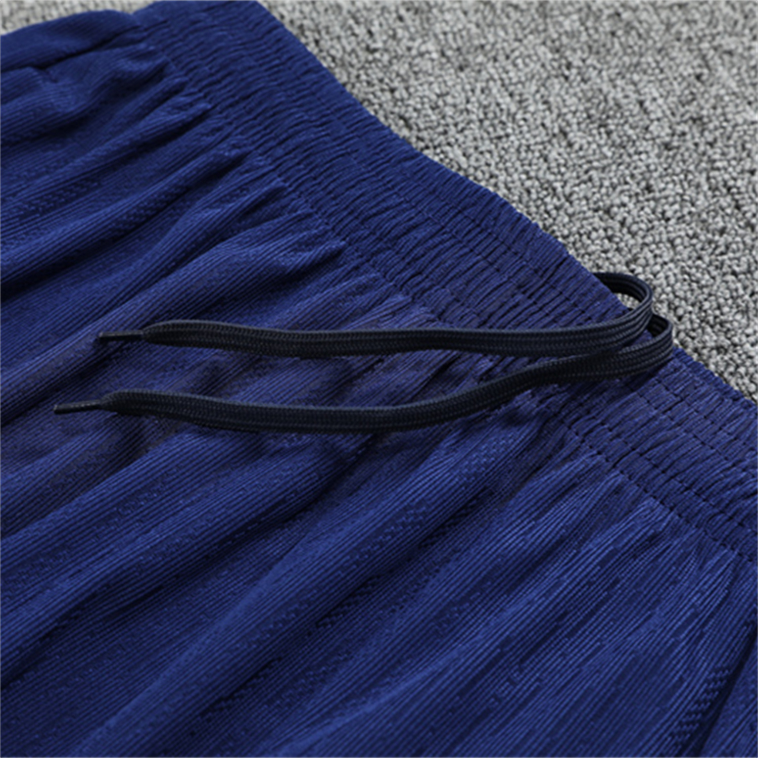 AlphaJersey-Paris Saint-Germain PSG 25-26 Long Sleeves Training Set - Royal Blue Gray Sleeves Top & Royal Blue Pants