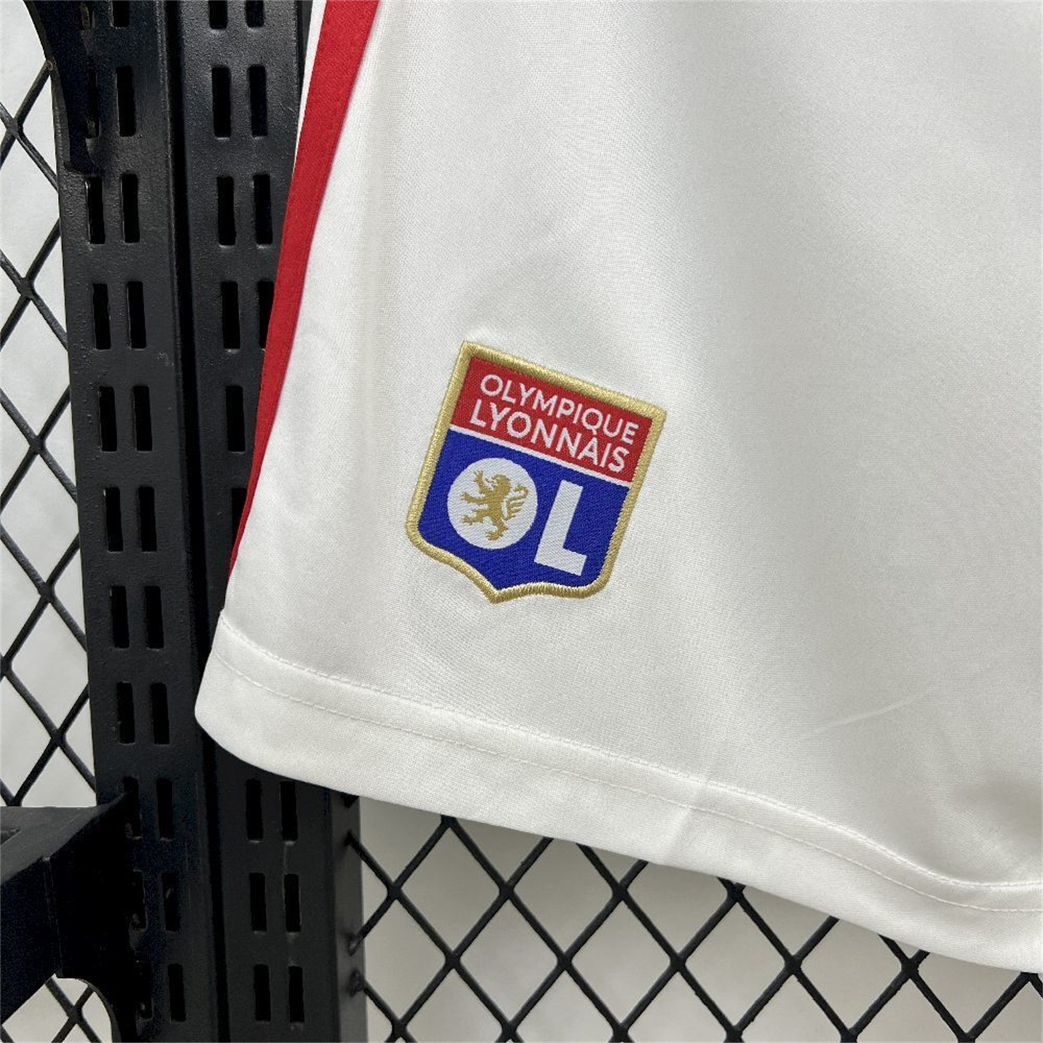 AlphaJersey-Lyon 25-26 Home White Shorts - Fans Version